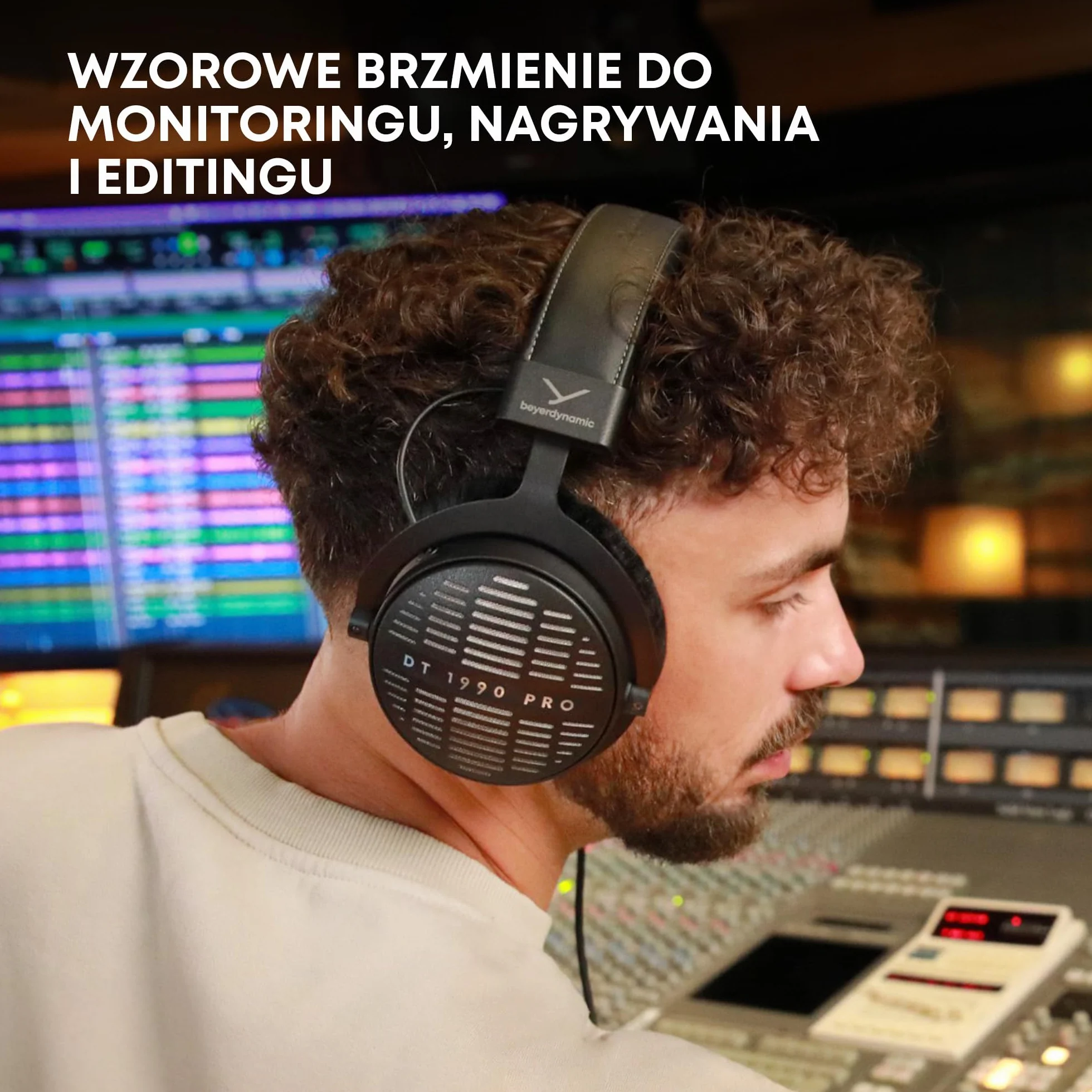 beyerdynamic DT 1990 PRO MKII Premium Tesla słuchawki studyjne do miksowania, masteringu i edycji (otwarte)
