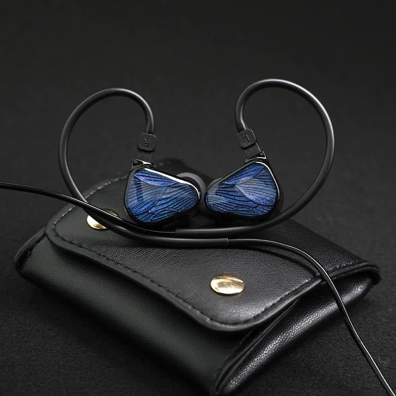 TRUTHEAR x Crinacle Zero:BLUE2 Słuchawki douszne, podwójne dynamiczne przetworniki, z odłączanym kablem, 3,5 mm