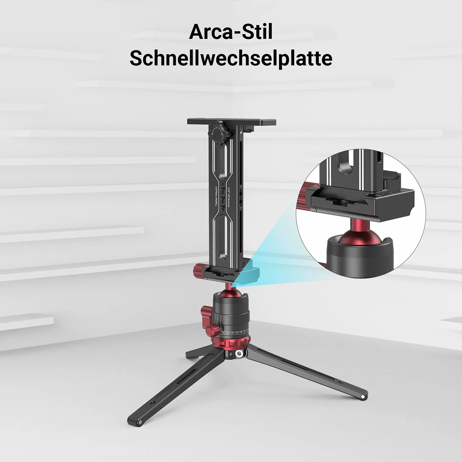 SMALLRIG 2930 metalowy uchwyt do statywu iPada, adapter monta?owy z 2 zimnymi butami, ?ruba 1/4", p?ytka do Acra, do iPad mini Air Pro Surface Pro (7,9 cala do 12,9 cala), uniwersalny zacisk tabletu