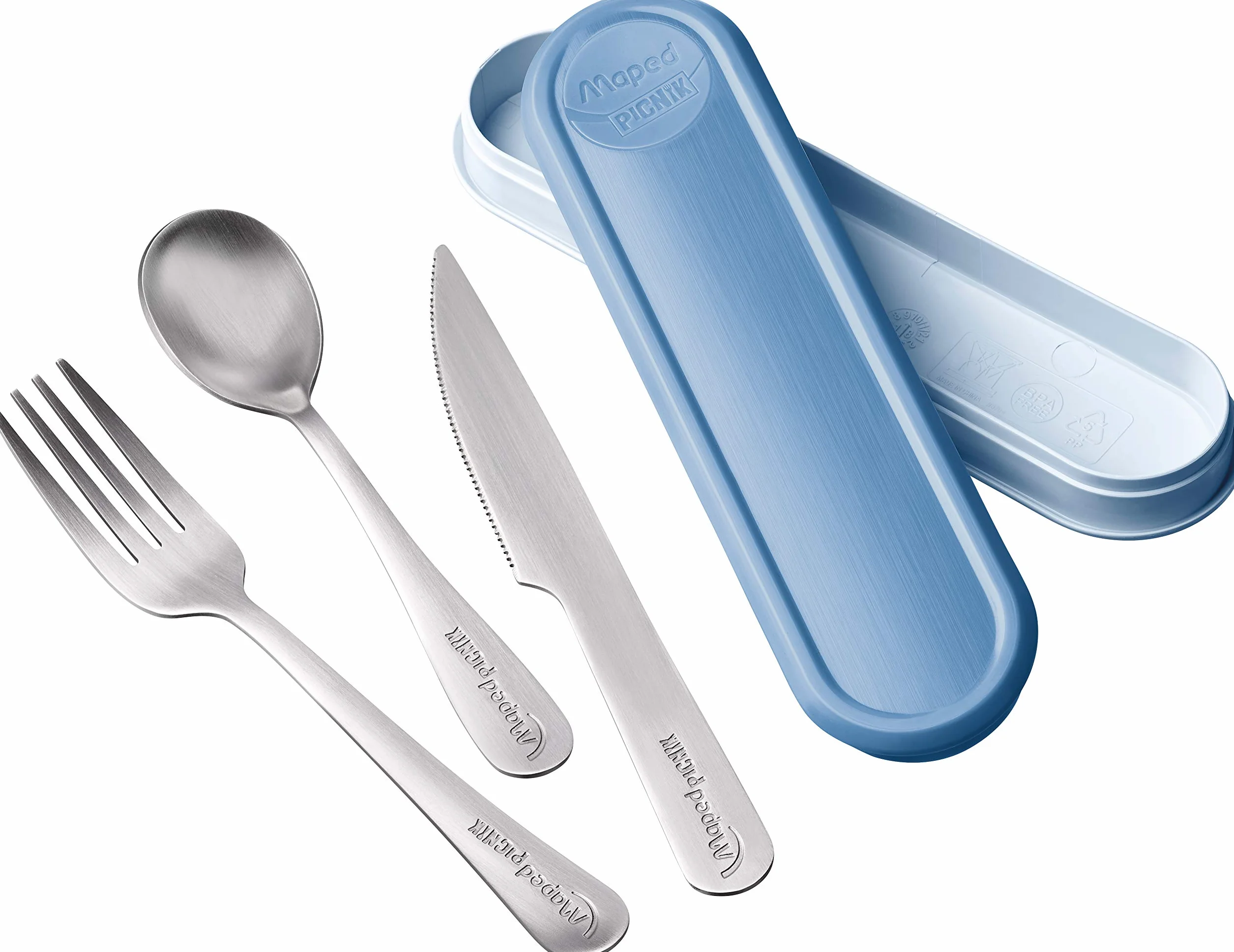 Maped PICNIK Zestaw sztućców podróżny CONCEPT ADULT 4-częściowy Storm Blue