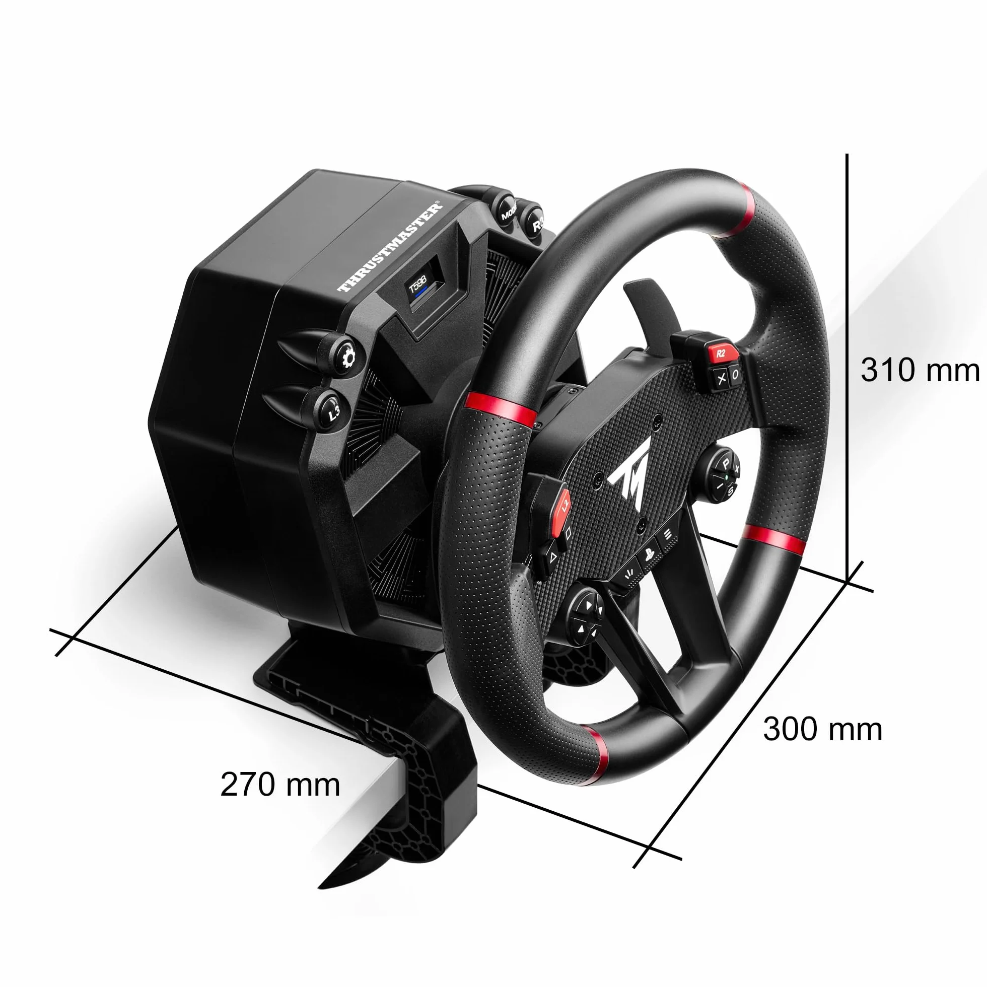 Thrustmaster T598, Kierownica Wyścigowa z Siłowym Sprzężeniem Zwrotnym Direct Axial Drive dla Xbox Series X|S, Xbox One i PC