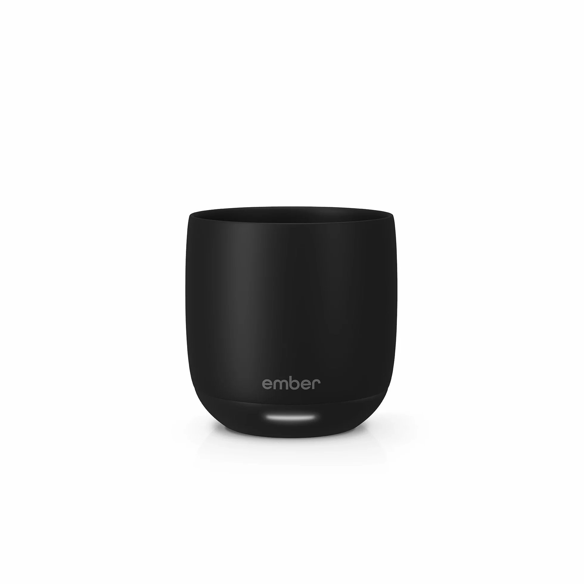 Kubek z regulacją temperatury Ember Cup – ogrzewany kubek do kawy 178 ml z wyświetlaczem LED, możliwość ponownego ładowania, obsługa przez aplikację, czas działania akumulatora: 1,5 h, czarny