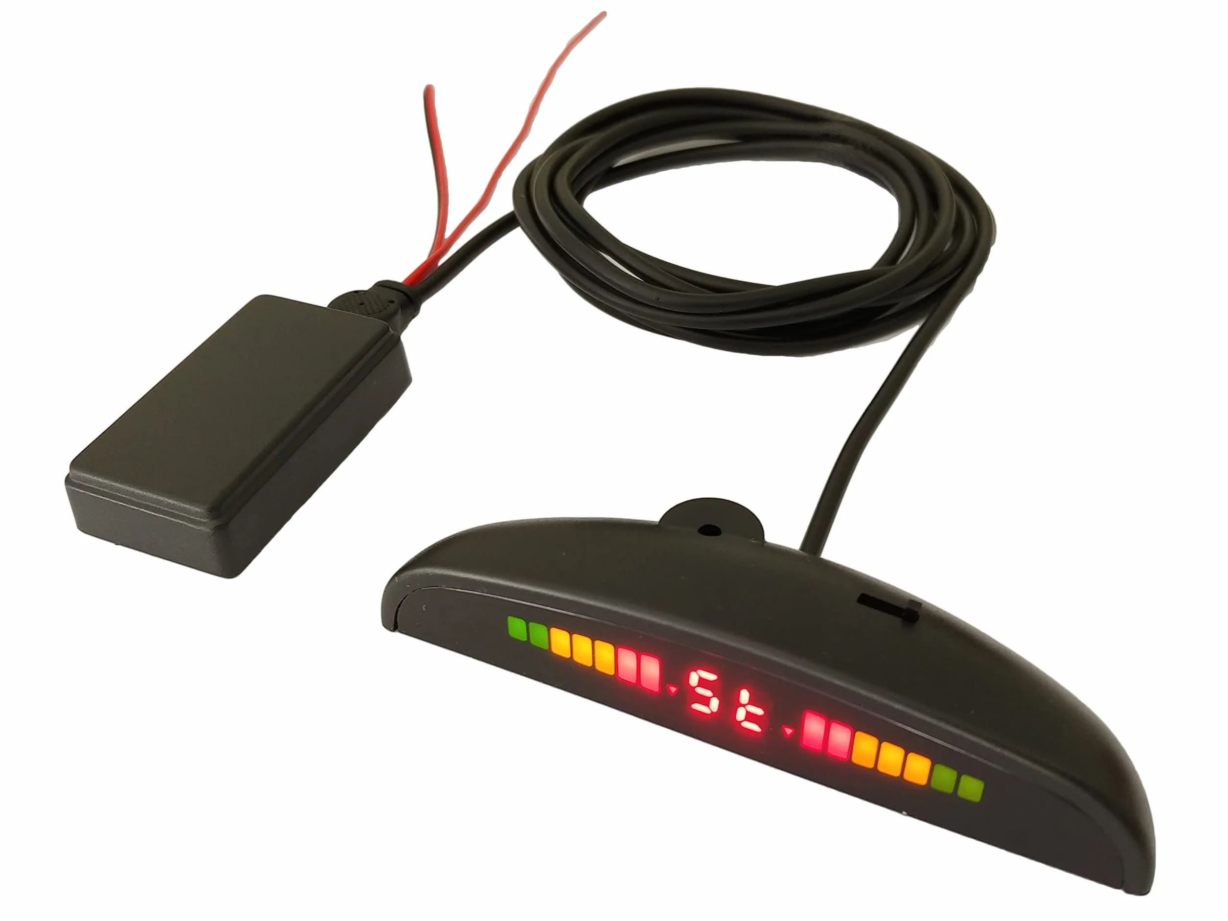 Proxel - Niewidoczne Elektromagnetyczne Czujniki Parkowania EPS-DUAL 4.0 z Bezprzewodowym Wyświetlaczem, z tyłu bez Wiercenia w Zderzakach, Zestaw Uniwersalny i Oryginalna
