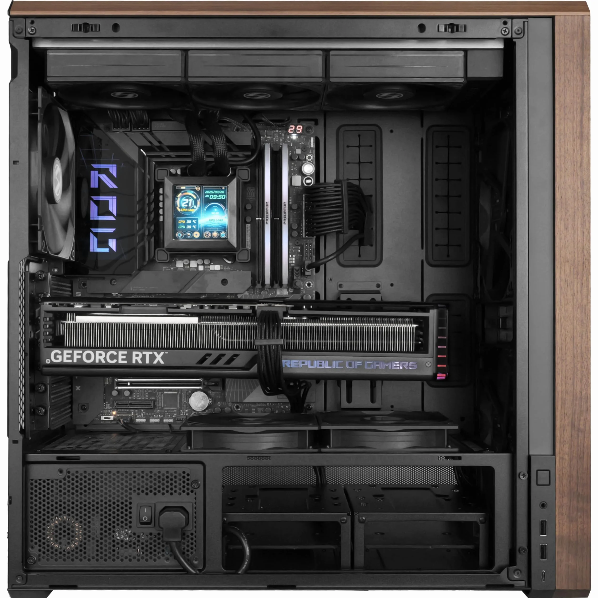 Lian Li LANCOOL 217 - Szafka komputerowa Mid-Tower/Gaming Cabinet - Czarny | Kompatybilny z ATX/Micro-ATX/Mini-ITX | 5 wstępnie zainstalowanych wentylatorów - G99.LAN217X.in