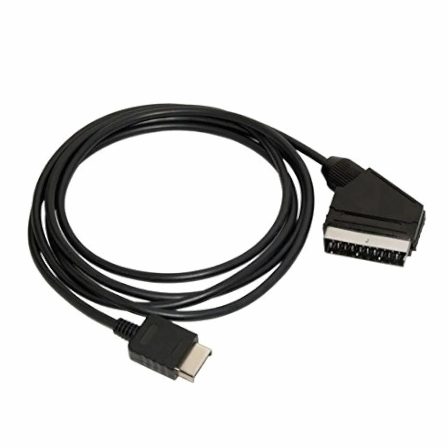 OSTENT Real RGB Scart kabel TV AV do konsoli Sony PS1 PS2 PS3 Slim PAL