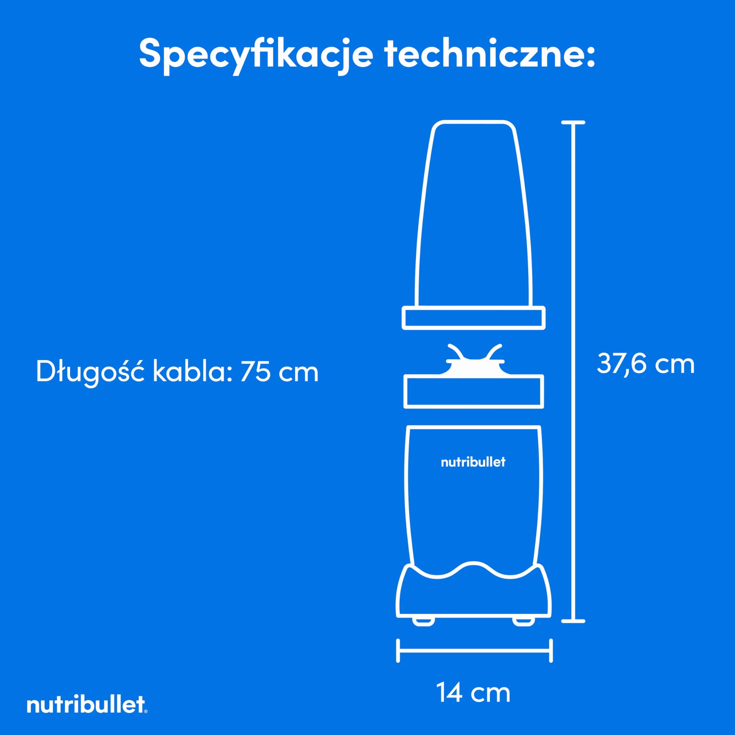 Nutribullet Pro 900 Blender Wielofunkcyjny Smoothie Ekstraktor Owoców Warzyw 900W Szary NB904MASN