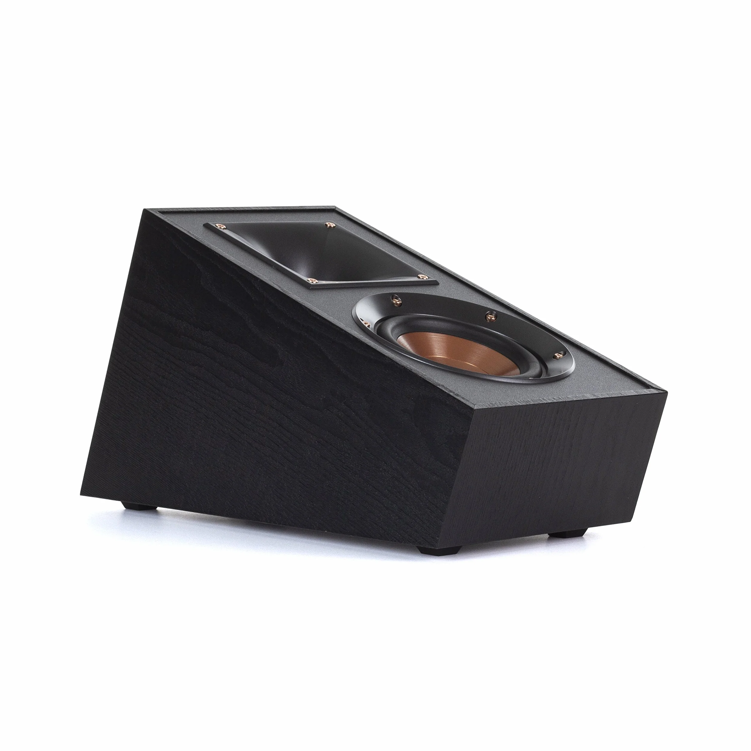 Klipsch R-41SA zestaw głośników 5.1 100 W czarny - zestawy głośników (czarny, 100 W, MDF, 4-calowy drut miedziany niskotonowy, 2,5 cm aluminium, 50 W)