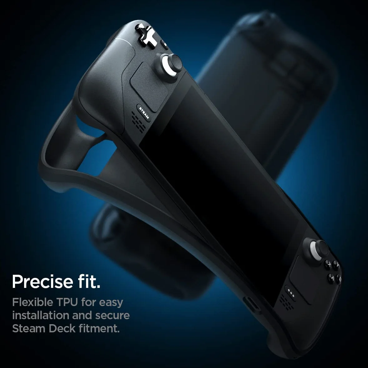 Spigen Etui Pancerne Kompatybilne z Steam Deck LCD (2022) / Steam Deck OLED (2023) - Czarny Matowy