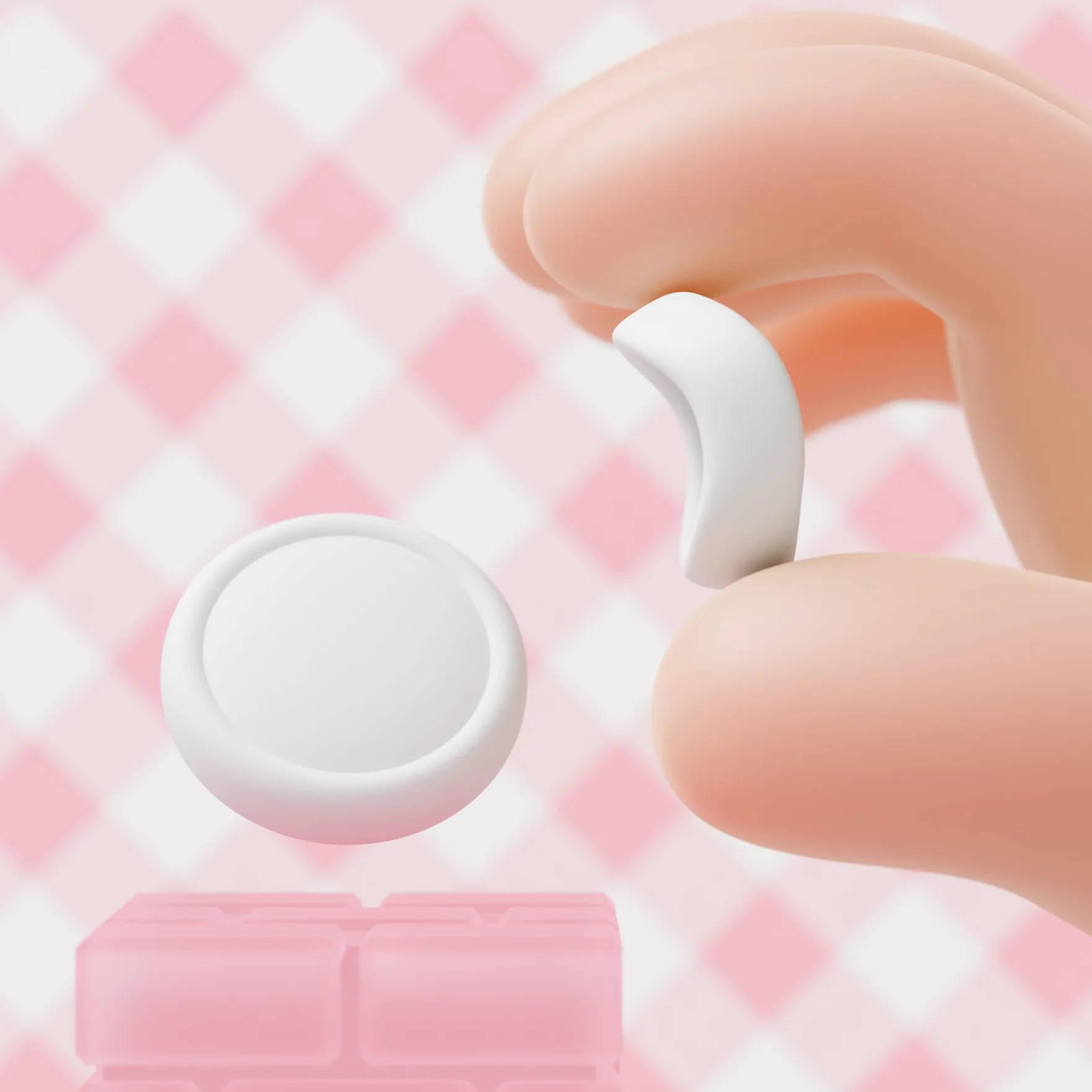 PlayVital Nakładki na Drążki do Switch 2,Osłony Thumbstick Joycon do Switch 2,4 szt.Analogowe Nakładki Joysticka–Biały