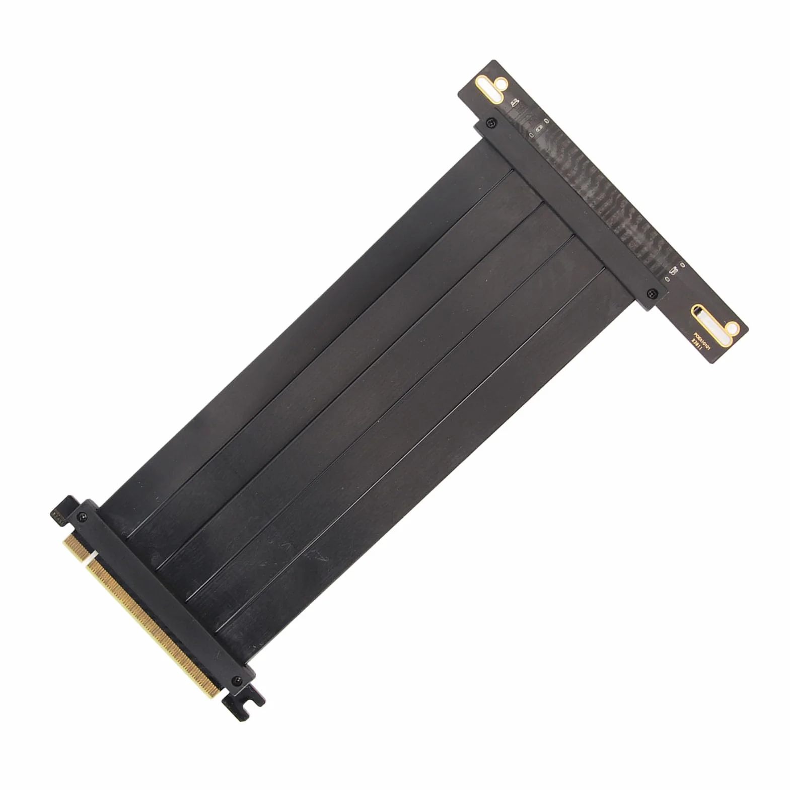 Kabel Riser PCIE 4.0, do RTX 4090 RX 7000 Czarny, 16x Ekranowany, Szybki, Elastyczny Kabel Riser GPU 90 Stopni, z Portem PCI Express (-2612230164016)