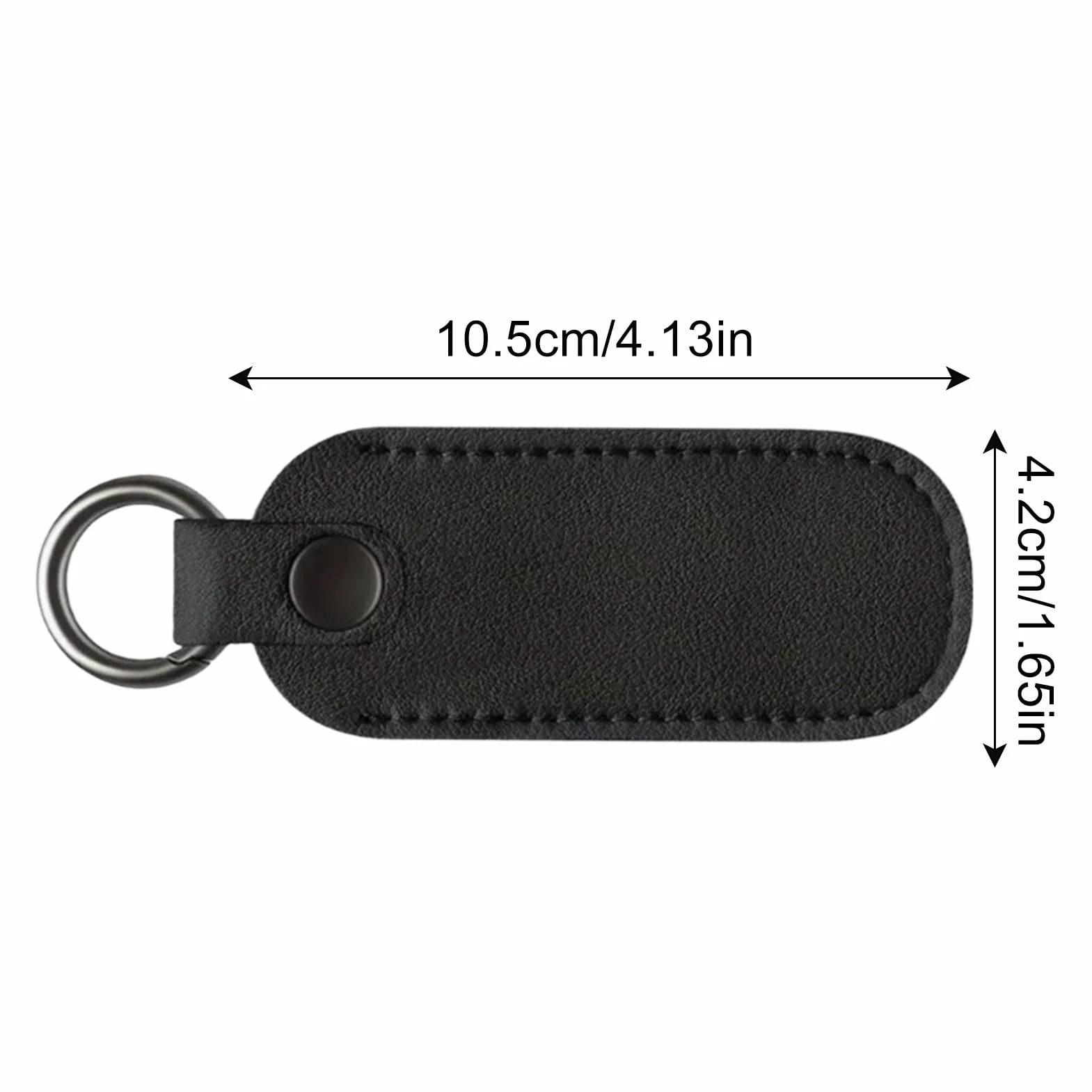 Skórzane etui ochronne na pendrive, breloczek do kluczy, torba do przechowywania dysków flash, etui ochronne na pendrive, etui dla studentów, nauczycieli, 9 x 3,2 cm
