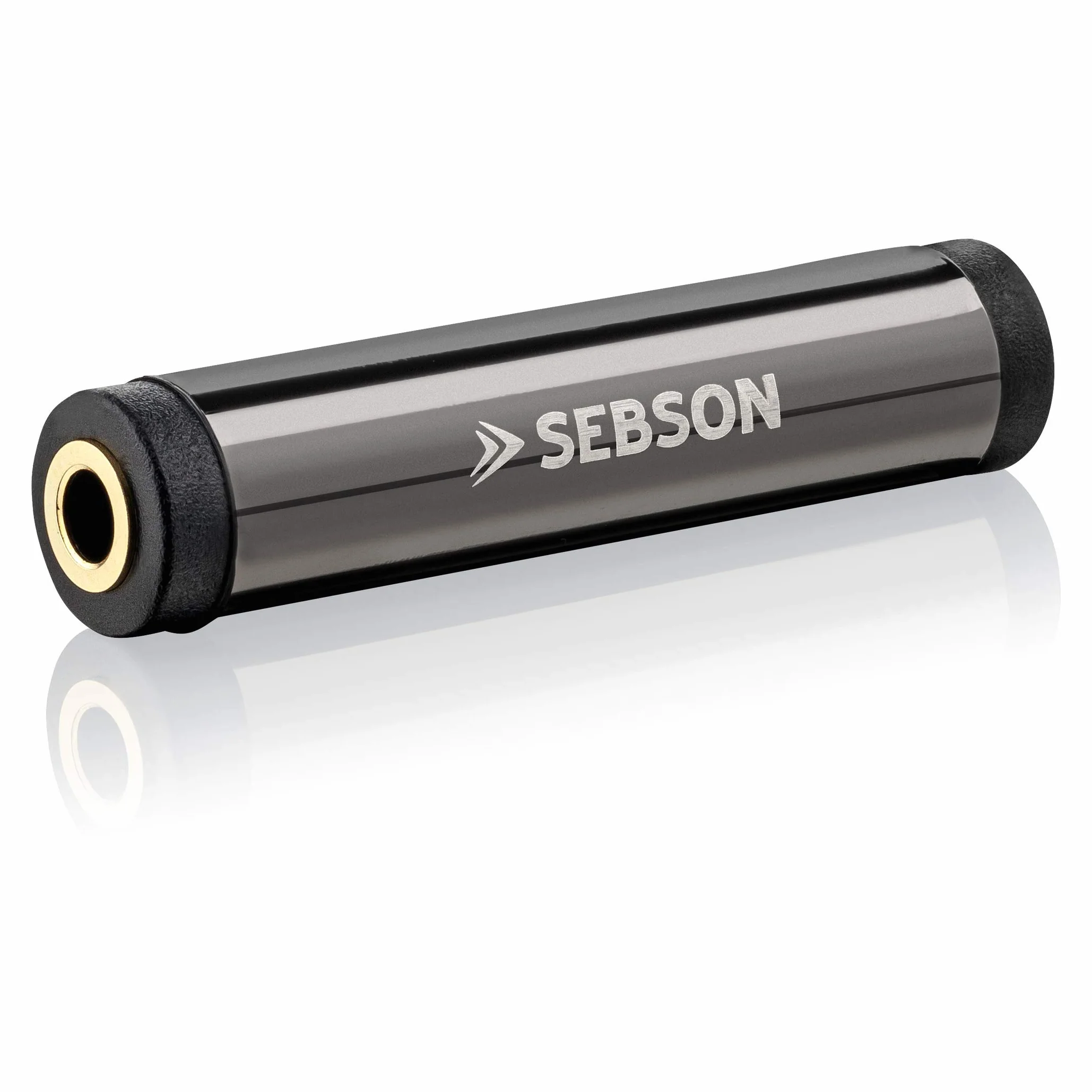 SEBSON Adapter jack stereo 3,5 mm, żeński/żeński, gniazdo wtykowe, złącze/adapter AUX do kabla audio