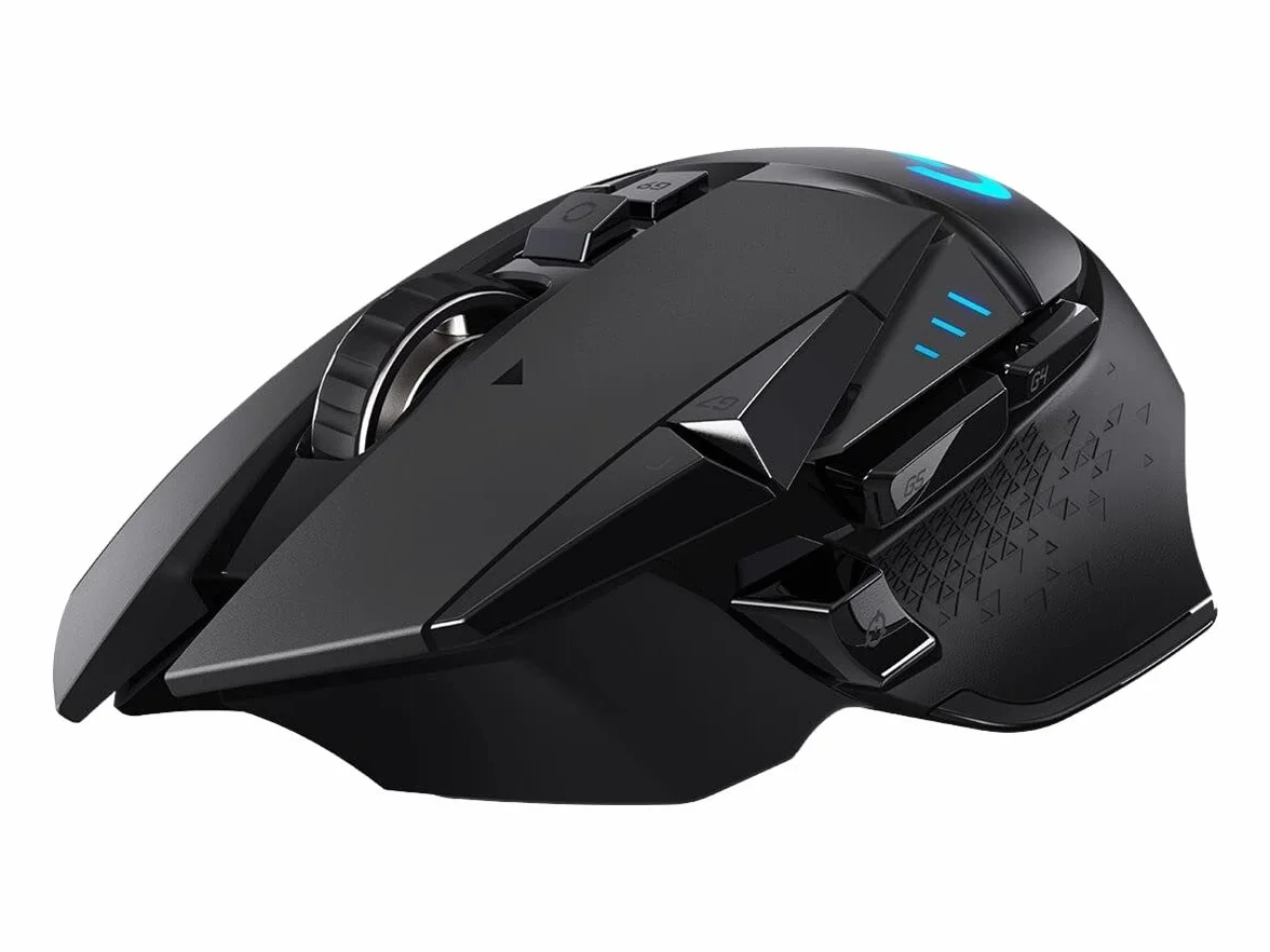 Logitech G G502 LIGHTSPEED Bezprzewodowa mysz gamingowa, HERO 25K, 25600 DPI, 11 przycisków, czarna