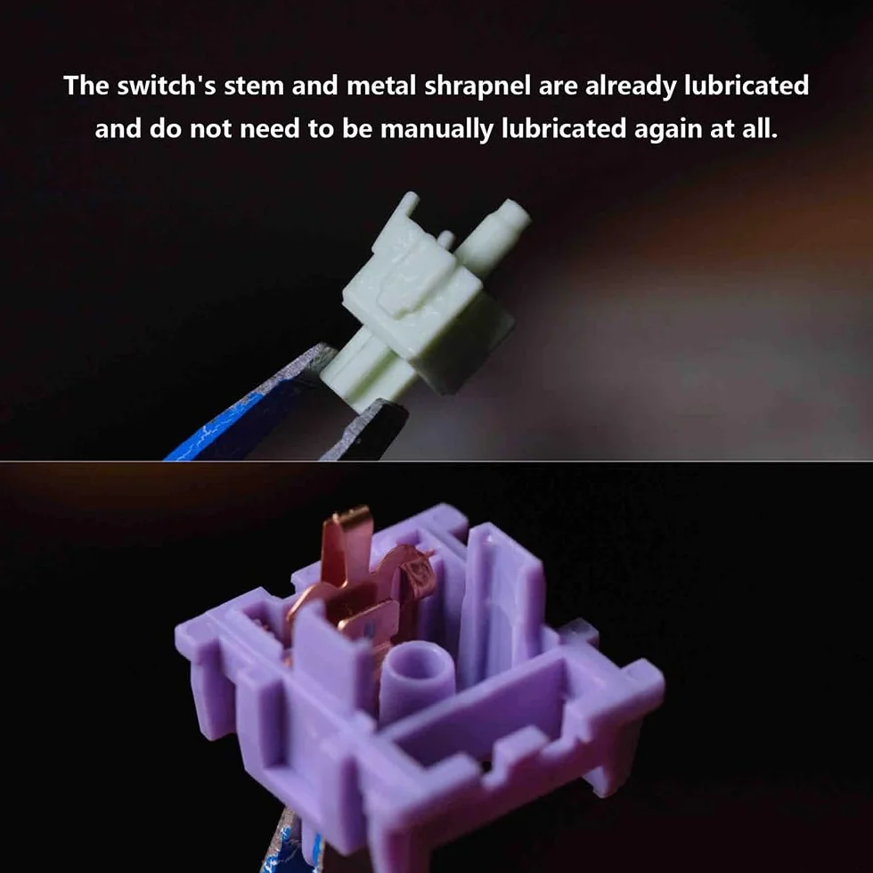 Sillyworks Hyacinth V2 Switch 5Pin Linear Pre-Lubed For Custom Mechanical Keyboard 110PCS