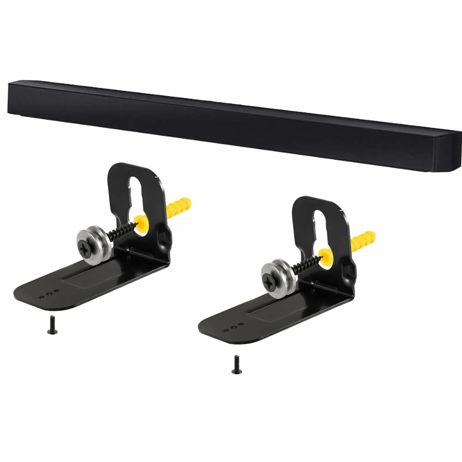 Uchwyt ścienny soundbar do Samsung HW-Q990 HW-N950/HW-S40T/HW-S41T/HW-S60T/HW-T400 kanał centralny soundbary TV akcesoria audio