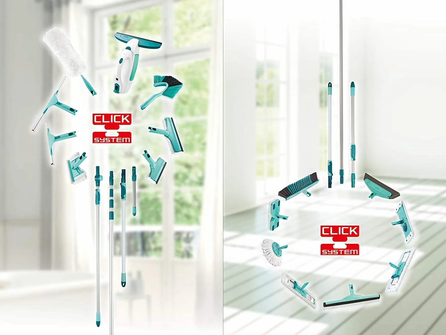 Leifheit Fliesen- Wannenwischer Flexi Pad, Fliesenreiniger, Wischer, 18 cm, 41701