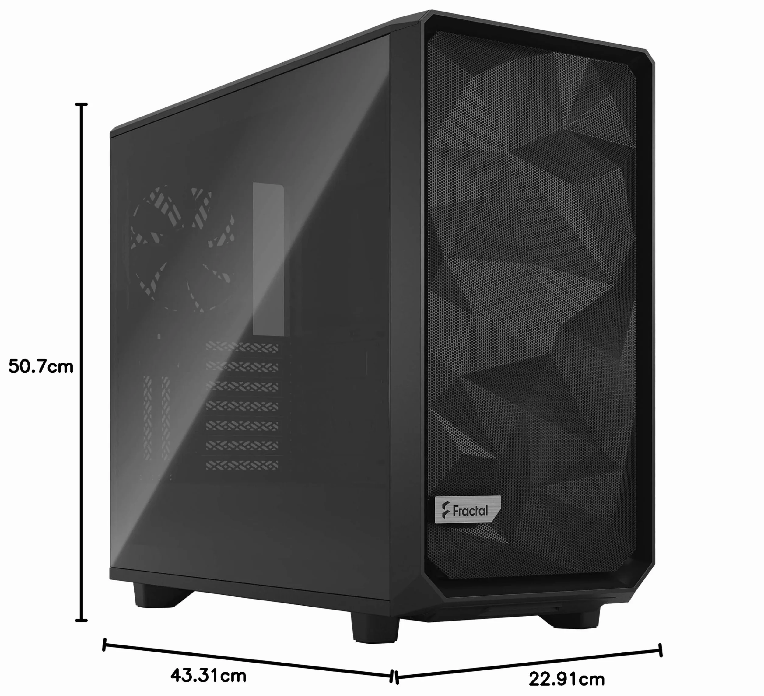 Fractal Design Meshify 3 Black TG Light Tint etui komputerowe