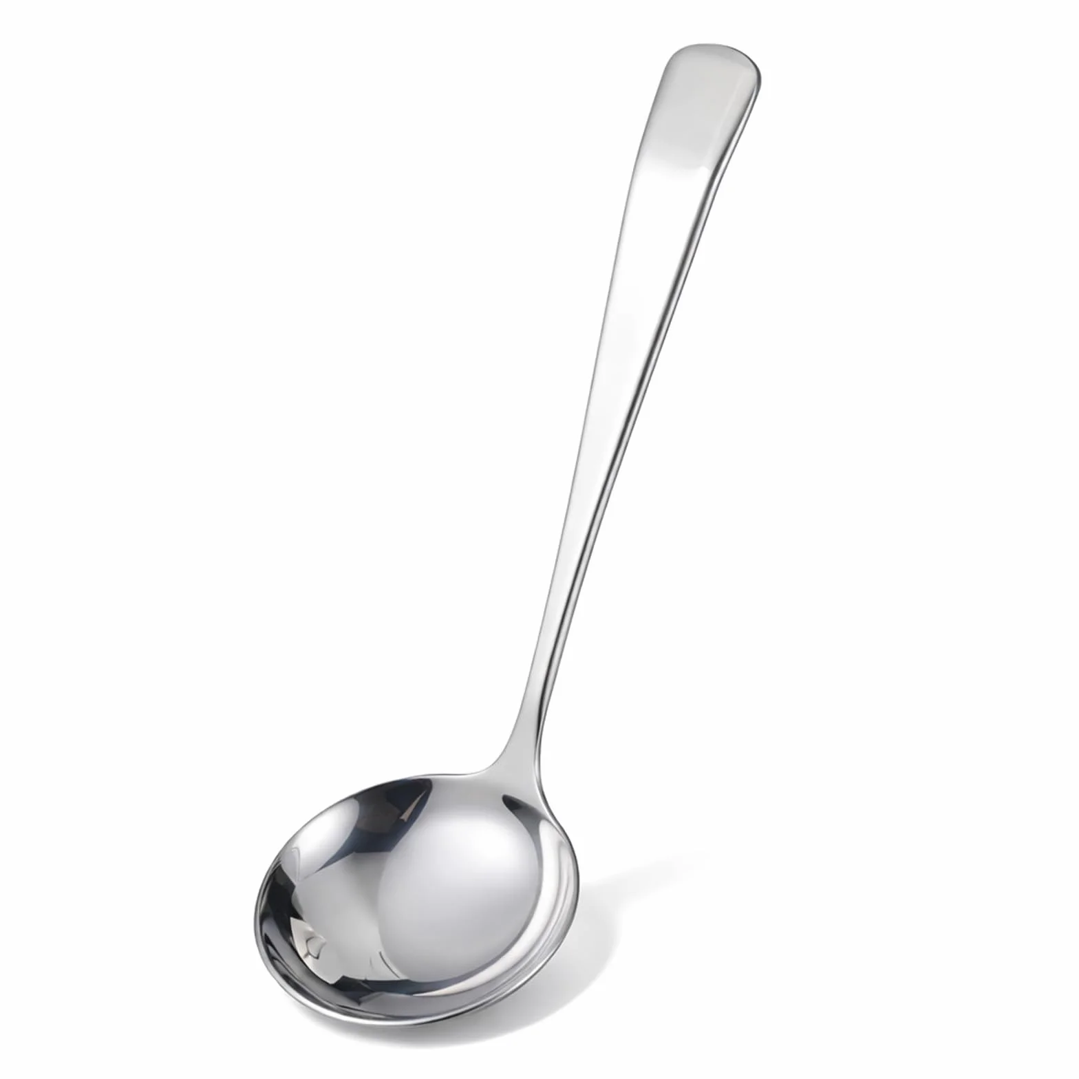 Srebrna mała chochla do zupy z sosem premium 18/10 chochla do sosu ze stali nierdzewnej wykwintna chochla do sosu sosu chochla łyżka do serwowania sosu zupy