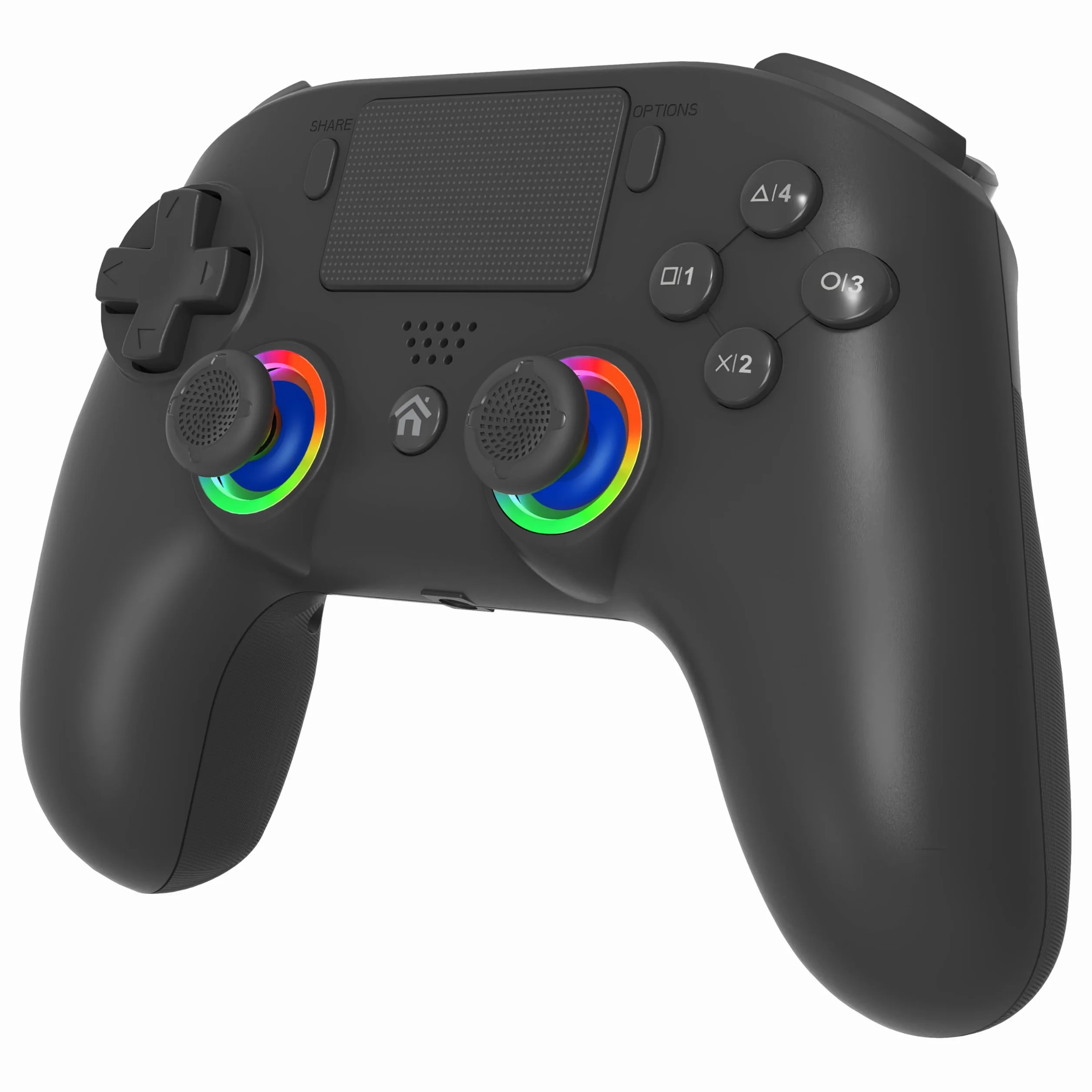 Subsonic Bezprzewodowy kontroler do PS5 z programowalnymi wiosłami LED, wibracją i dotykiem, czarny