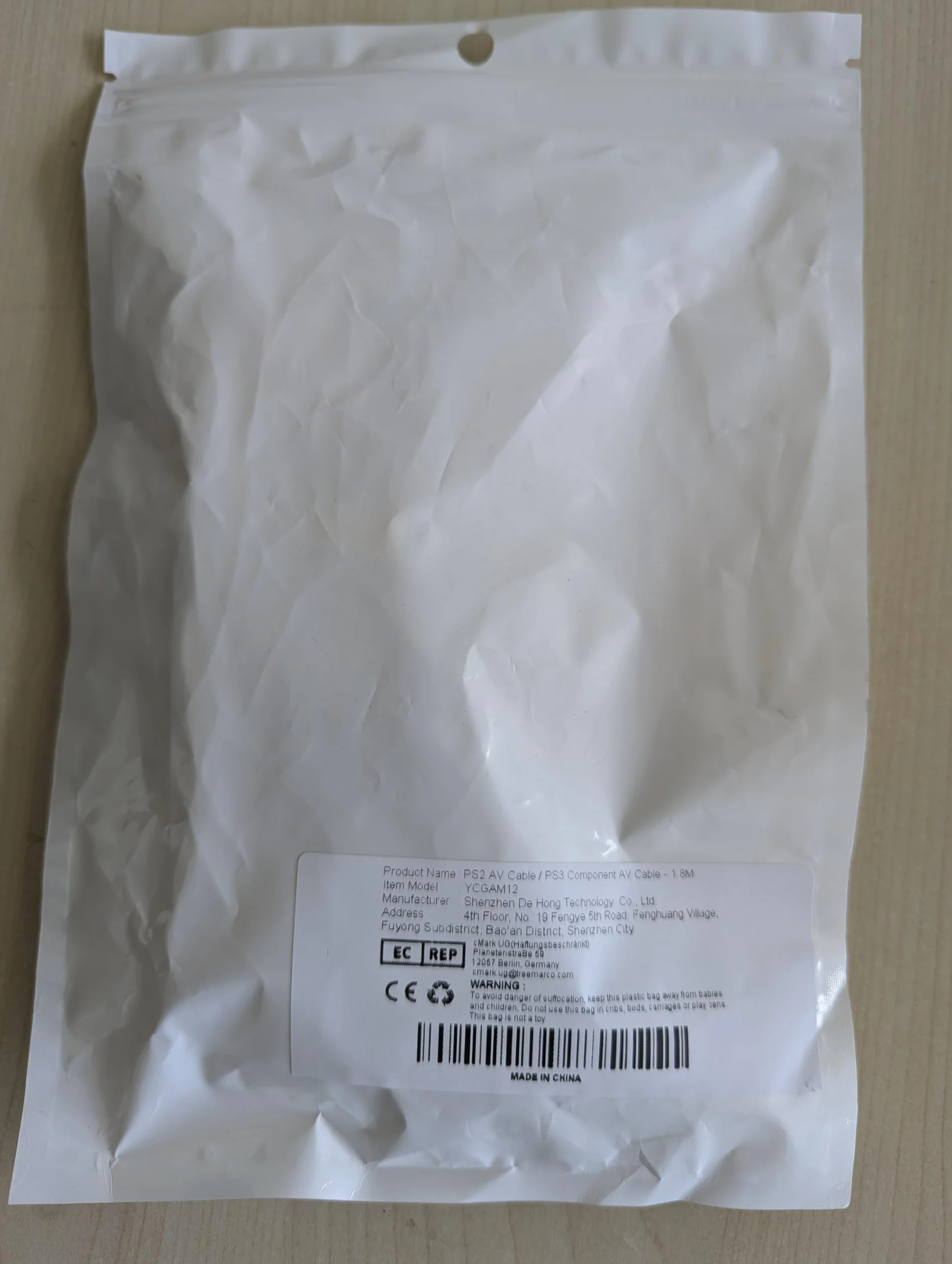 PS2 kabel AV / PS3 komponentowy kabel AV - 1,8 m