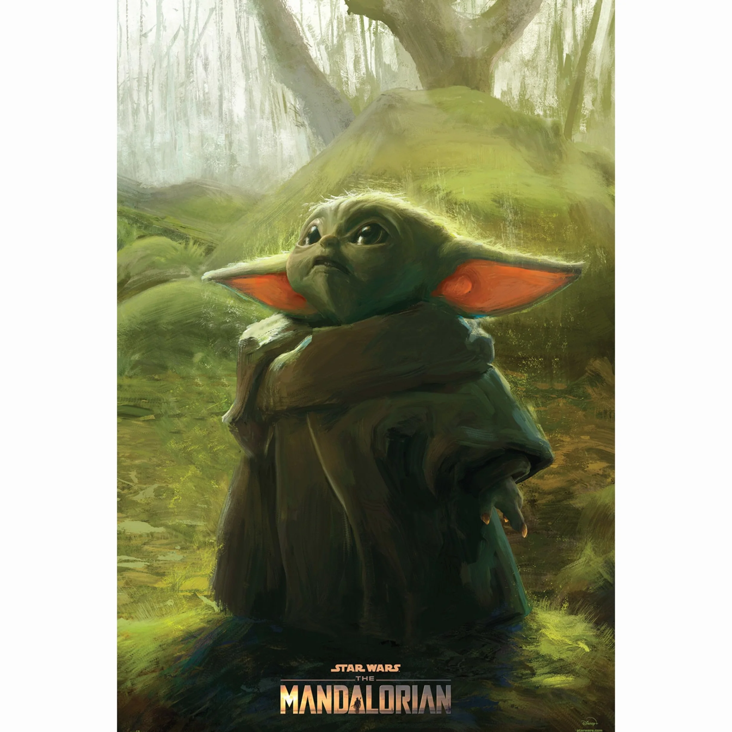 Grupo Erik Plakat Mandalorian Child Grogu - dekoracja ścienna Baby Yoda Star Wars