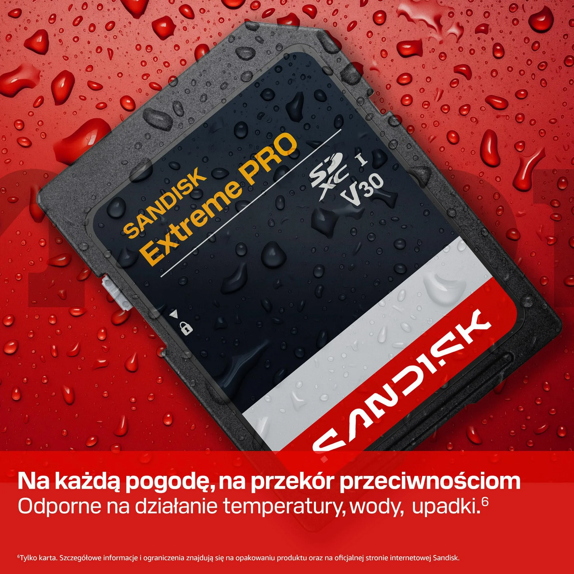 SANDISK Extreme PRO Karta SD UHS-I 128 GB (prędkość odczytu do 250 MB/s i prędkość zapisu do 120 MB/s, wideo 4K UHD, U3, V30) Memory Zone App