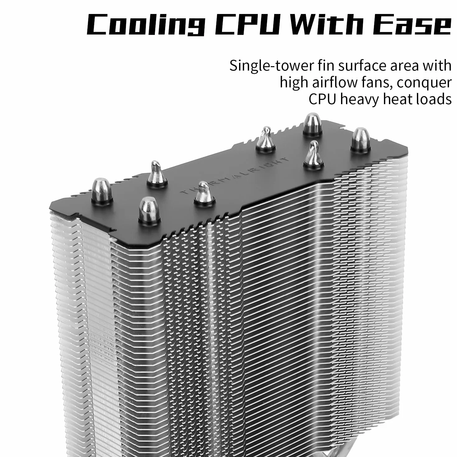 Thermalright AssassinX120 SE ARGB TL-C12C-S PWM cichy wentylator do procesora, 4 ciepłowody, chłodzenie z łożyskiem S-FDB do AMD AM4 AM5 1700/1150/1151/1200
