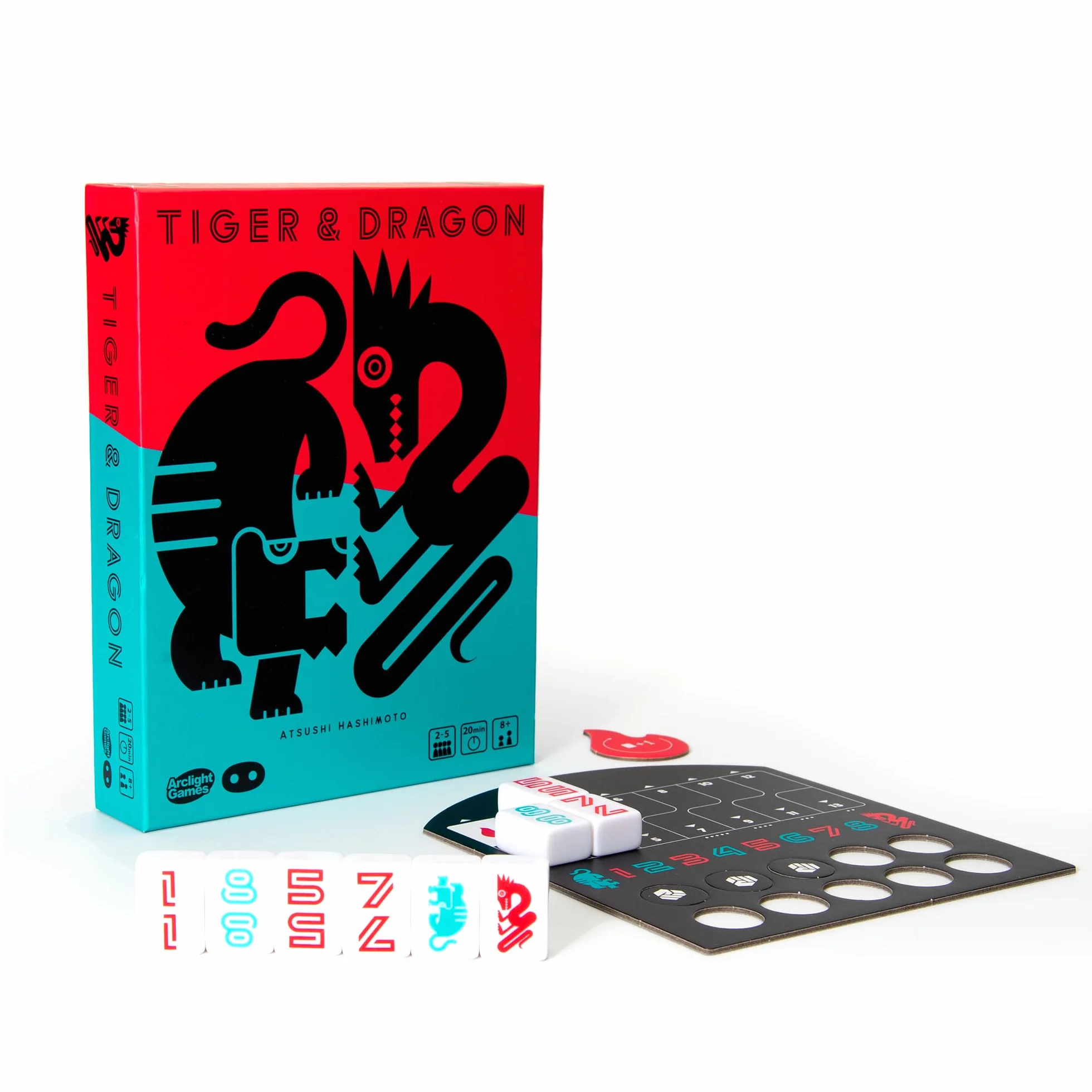 Oink Games Tygrys i smok - japońska gra strategiczna | 30 unikalnych sposobów gry | Od 8 lat