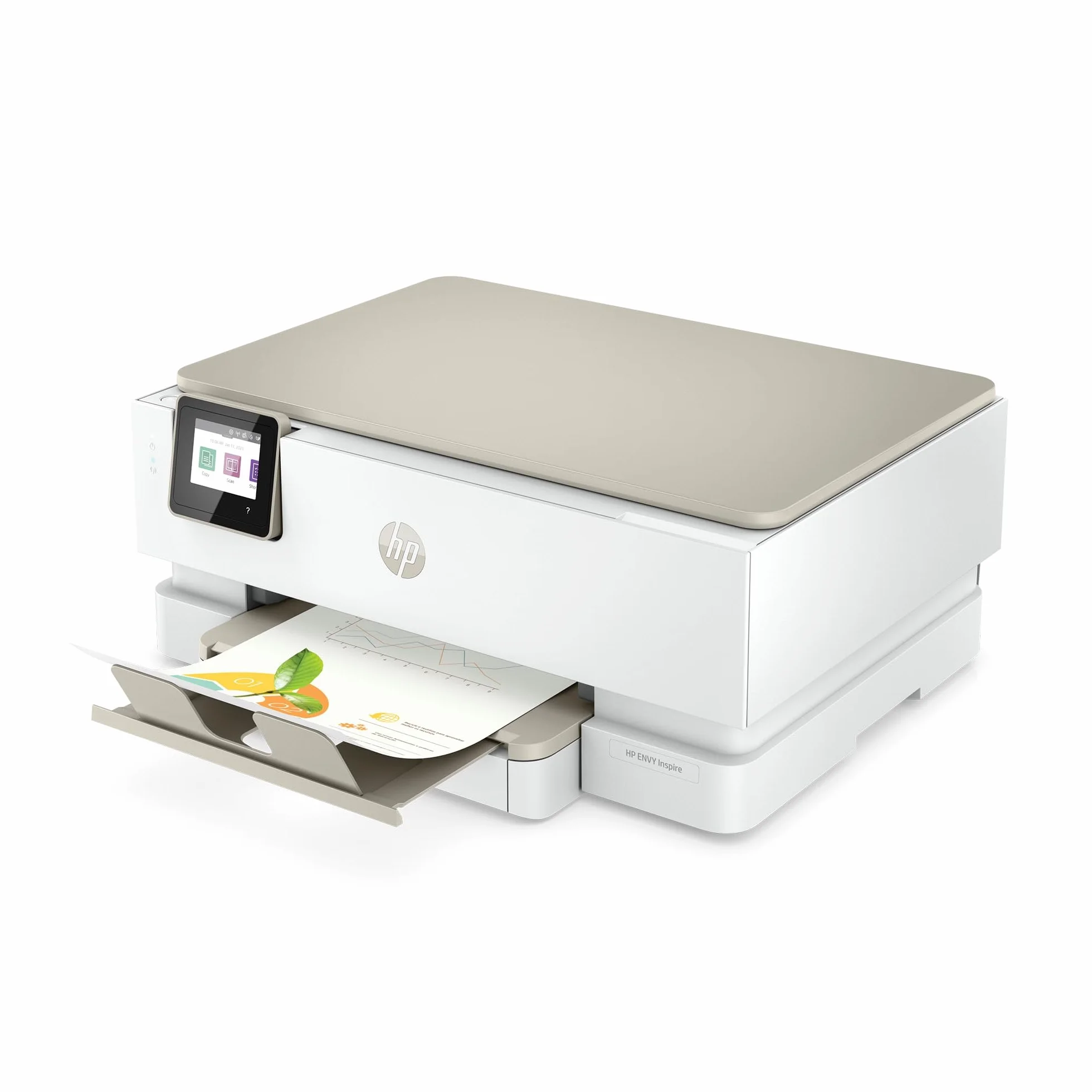 Drukarka HP Envy Inspire 7220e All In One - kolorowa drukarka atramentowa - 6 miesięcy Instant Ink w zestawie z HP+ (ksero, skanowanie, drukowanie, zdjęcie, A4, Recto/Verso, Wifi), biała