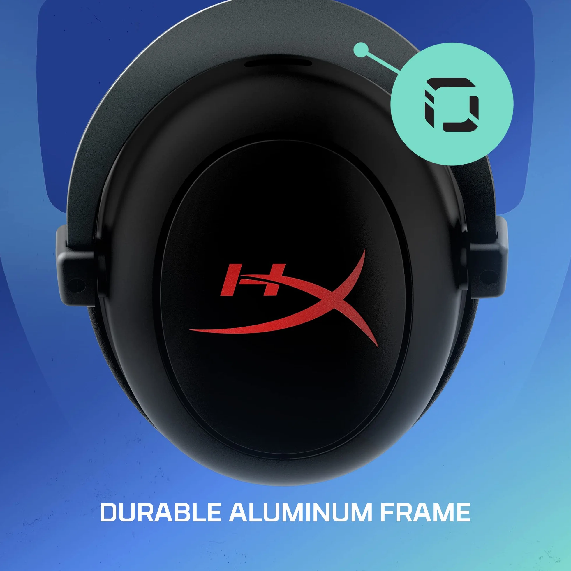 HyperX Cloud II Core Wireless - Zestaw słuchawkowy do gier PC, DTS Headphone: X Space Audio, Memory Pads, Czarny