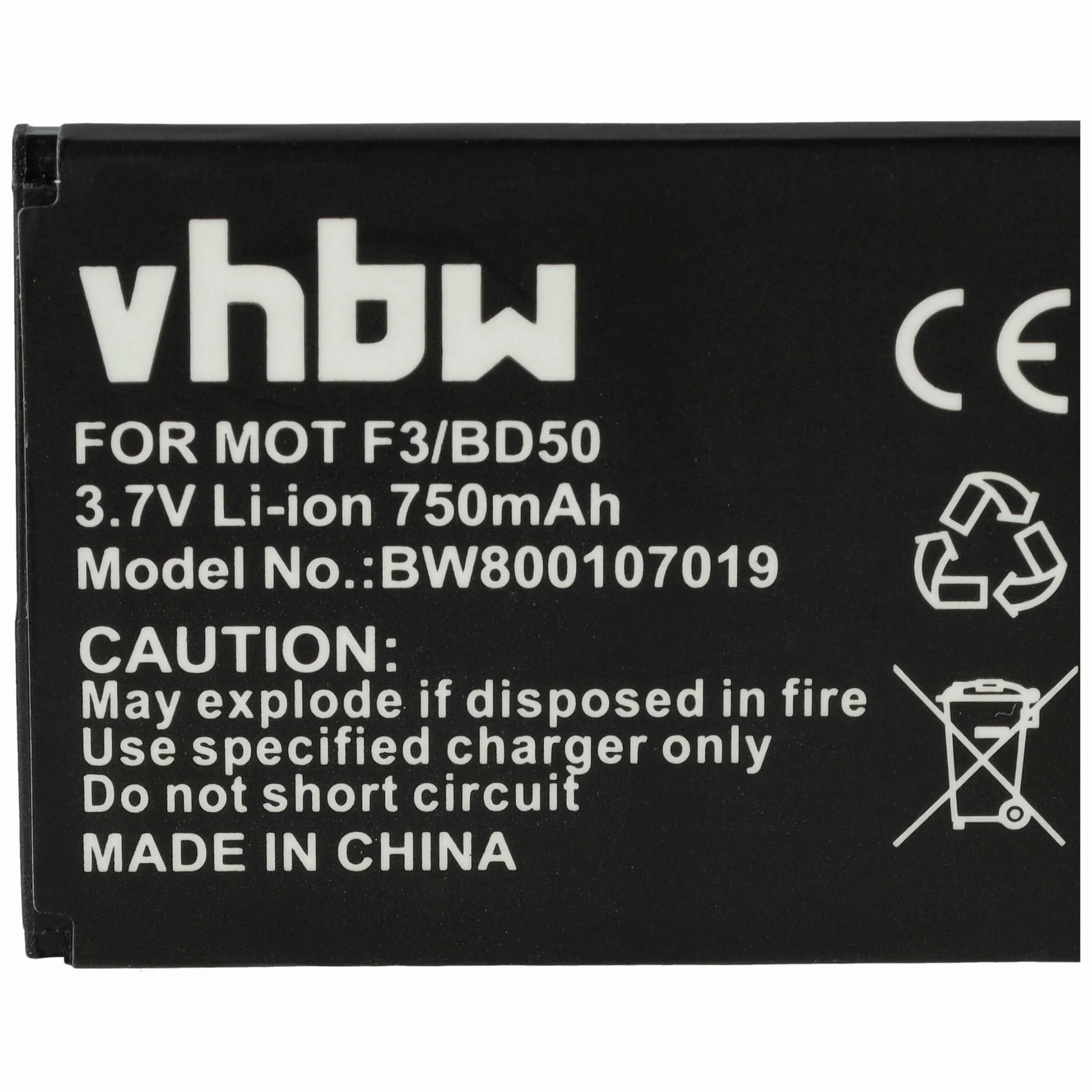 vhbw Bateria zamienna do AVM NL523446LG do bezprzewodowego telefonu stacjonarnego (750 mAh, 3,7 V, litowo-jonowa)