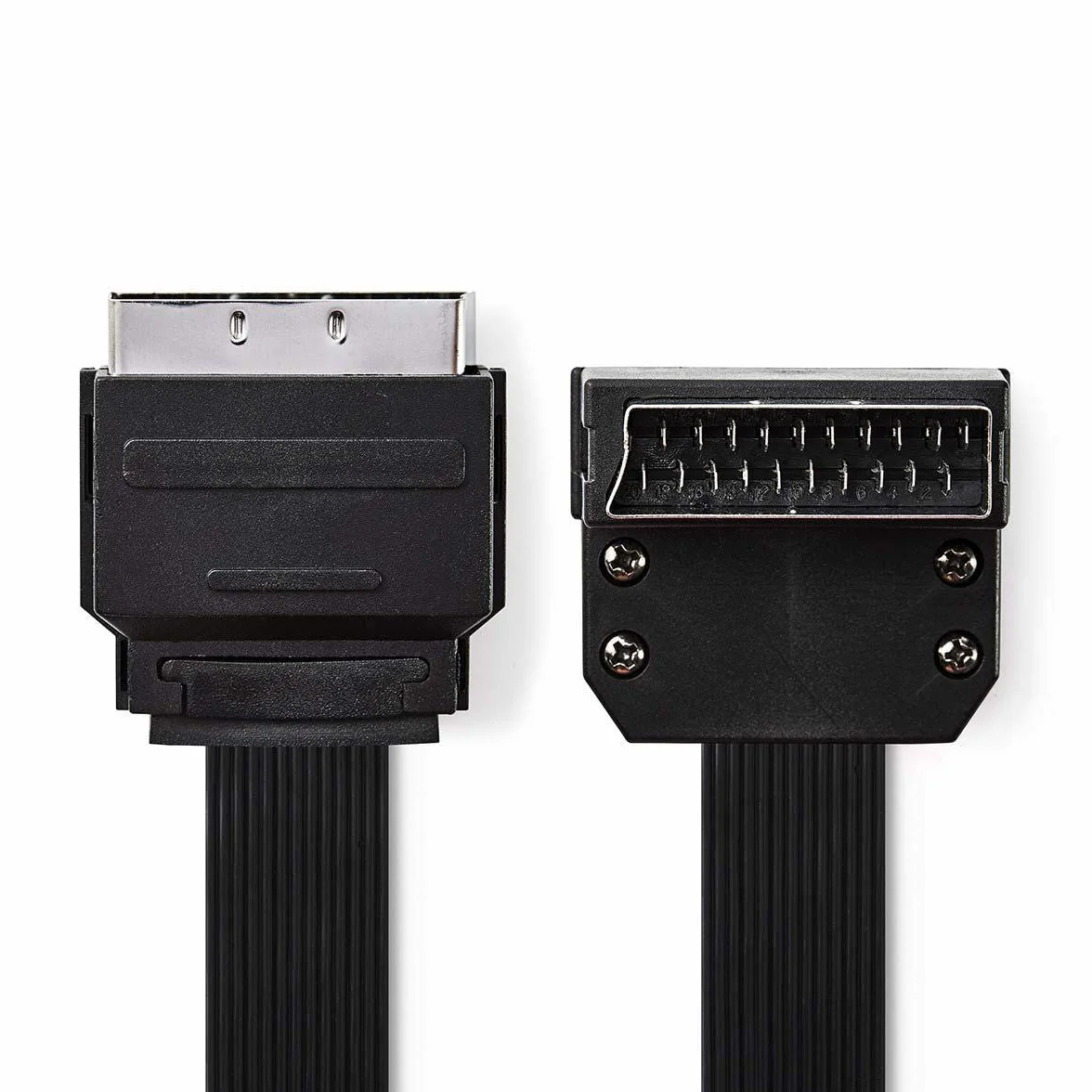 NEDIS Płaski kabel SCART Mac Ho - wtyczka SCART na Angul