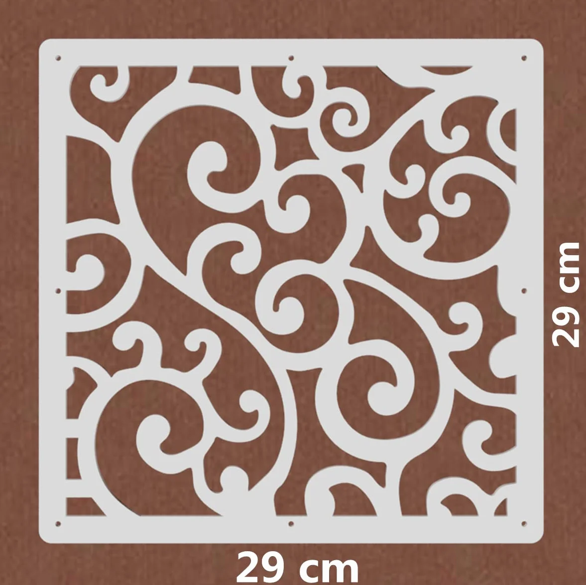12 szt./zestaw białe wiszące przegrody do pokoju DIY ekrany panelowe przegrody ścienne pokój dekoracyjny ze wszystkimi akcesoriami 29 x 29 cm (M6)
