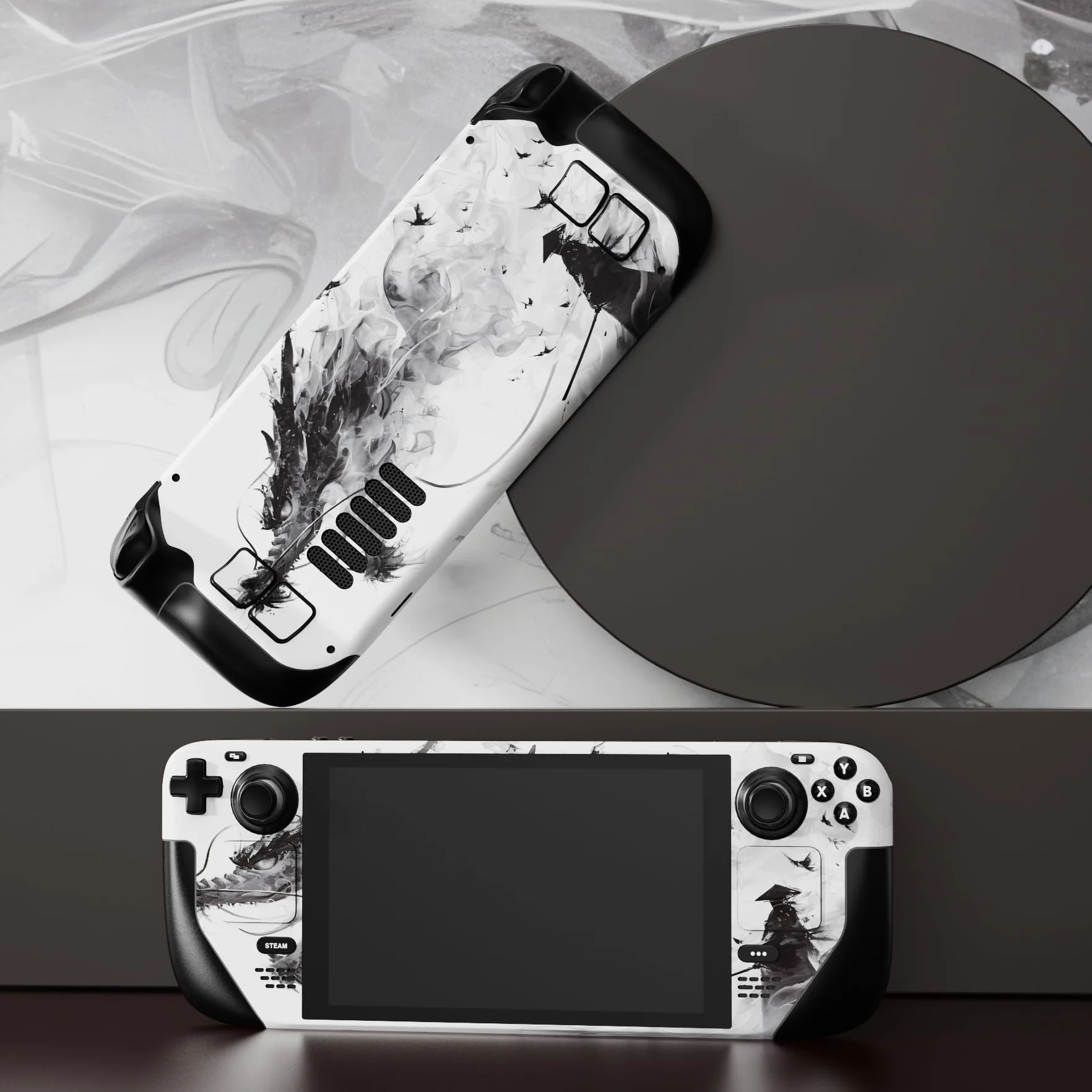 PlayVital Naklejka Skóry do Steam Deck LCD,Stickers Vinyl kompatybilny z Steam Deck OLED,Skórka Naklejki Skórki do Steam Deck-Dragon Mistborn