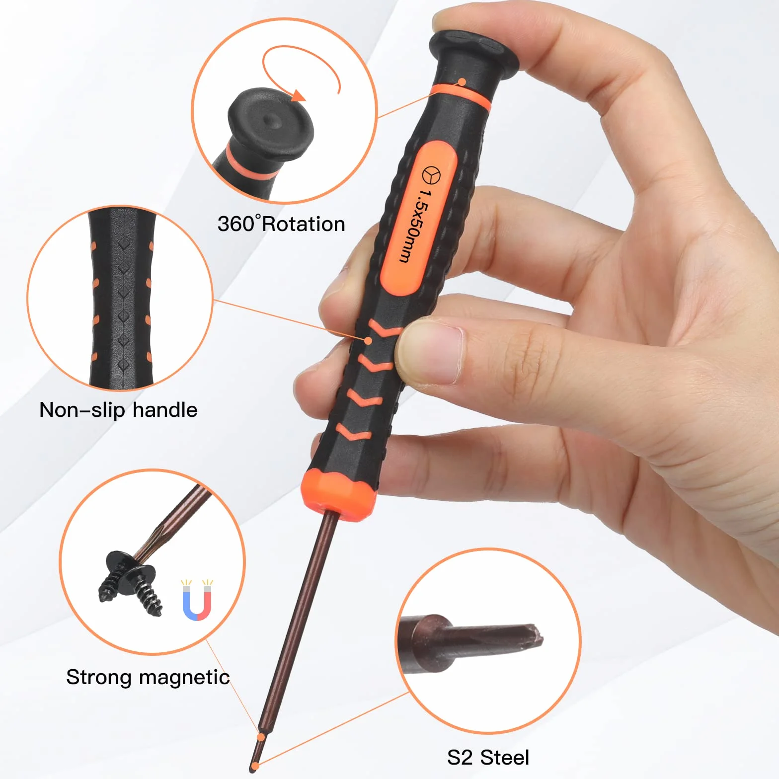 JOREST Zestaw wkrętaków do Nintendo Switch, 6-częściowy zestaw narzędzi naprawczych z Triwing Y00, Y1, Phillips PH000, pęsetą itd., do Switch Lite, Joycon Controller, Wii, Gameboy Advance SP, Gamecube