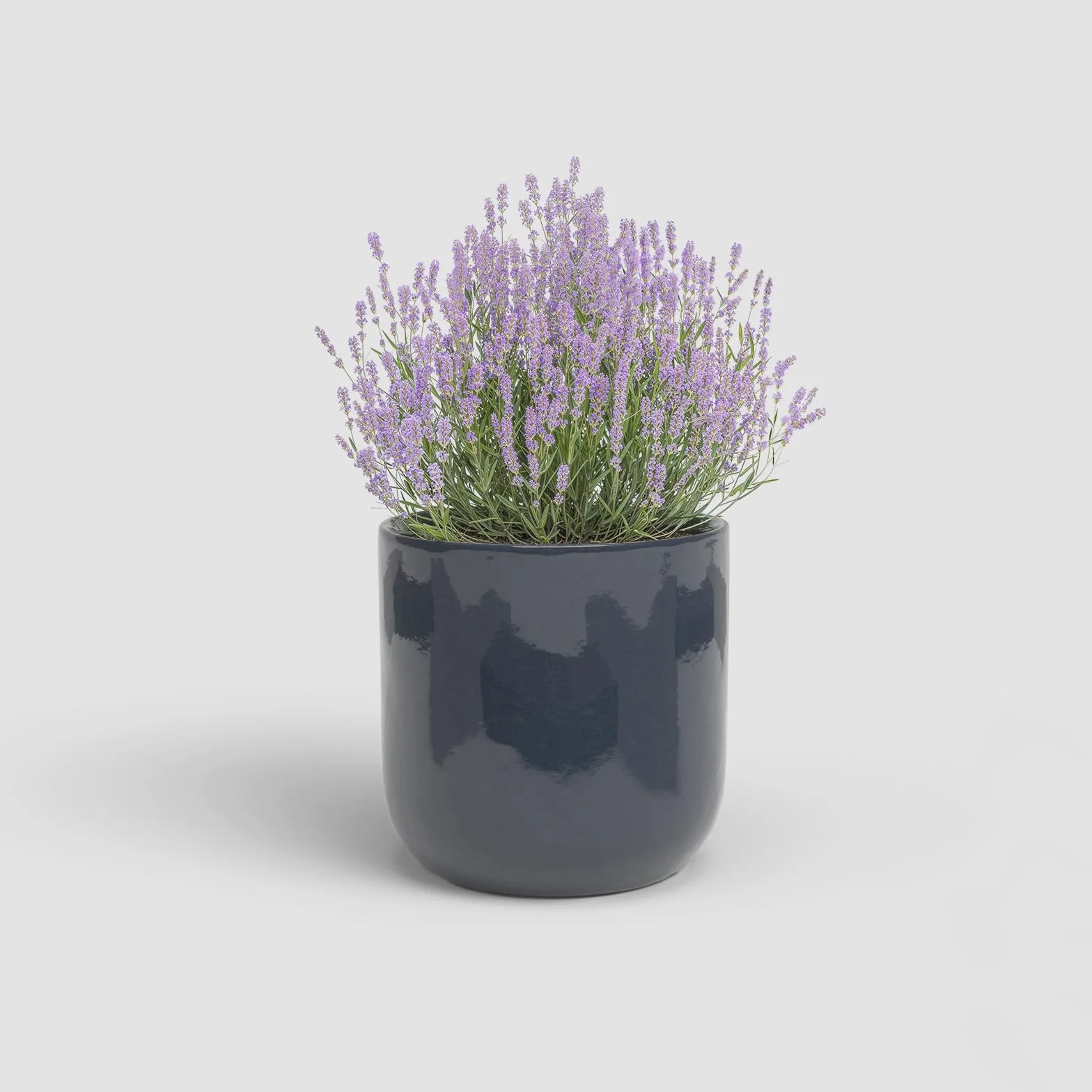 Artevasi Jowisz ceramiczna doniczka glazurowana 29 cm niebieska