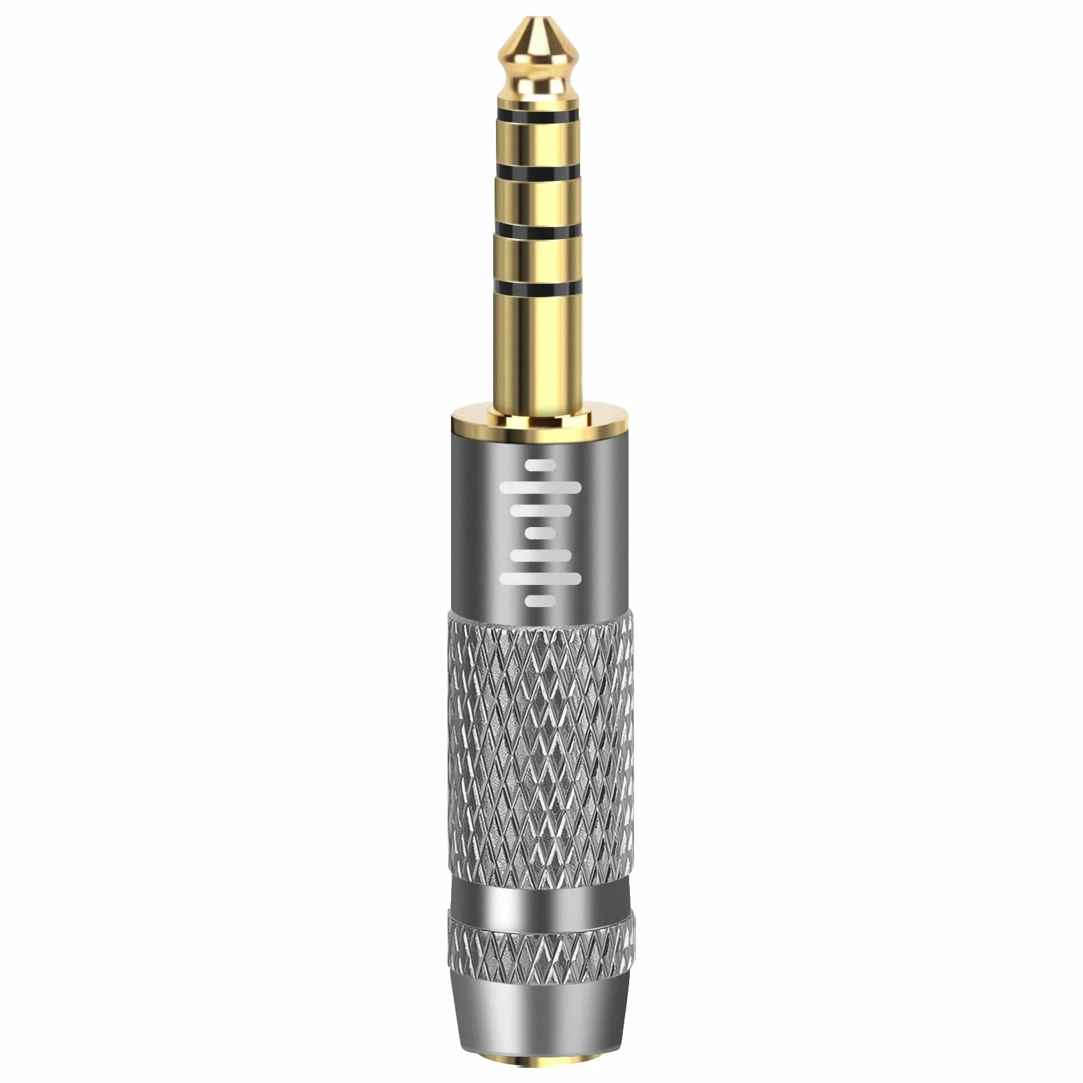 Geekria zbalansowany adapter słuchawkowy 4,4 mm na 3,5 mm, kompatybilny z kablami 3,5 mm (4-biegunowymi) i urządzeniami audio 4,4 mm. Solidna obudowa ze stopu aluminium, pozłacana
