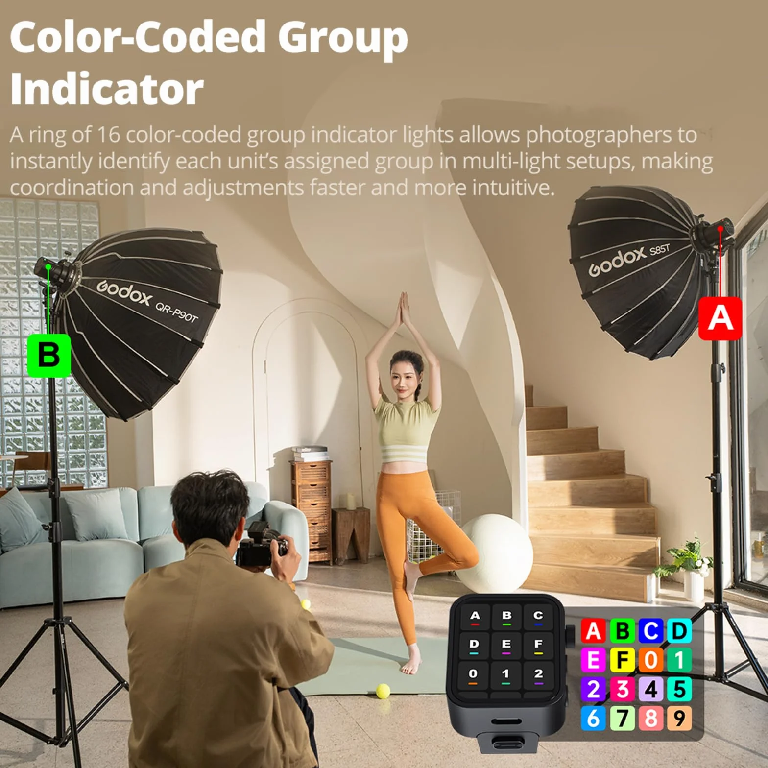 Godox AD100Pro II lampa błyskowa kieszonkowa – lampa błyskowa 100Ws, 2,4G TTL 1/8000s HSS, synchronizacja jednym przyciskiem z X3/X3Pro, 490 pełnych błysków i regulowanym zoomem (aktualizacja AD100Pro