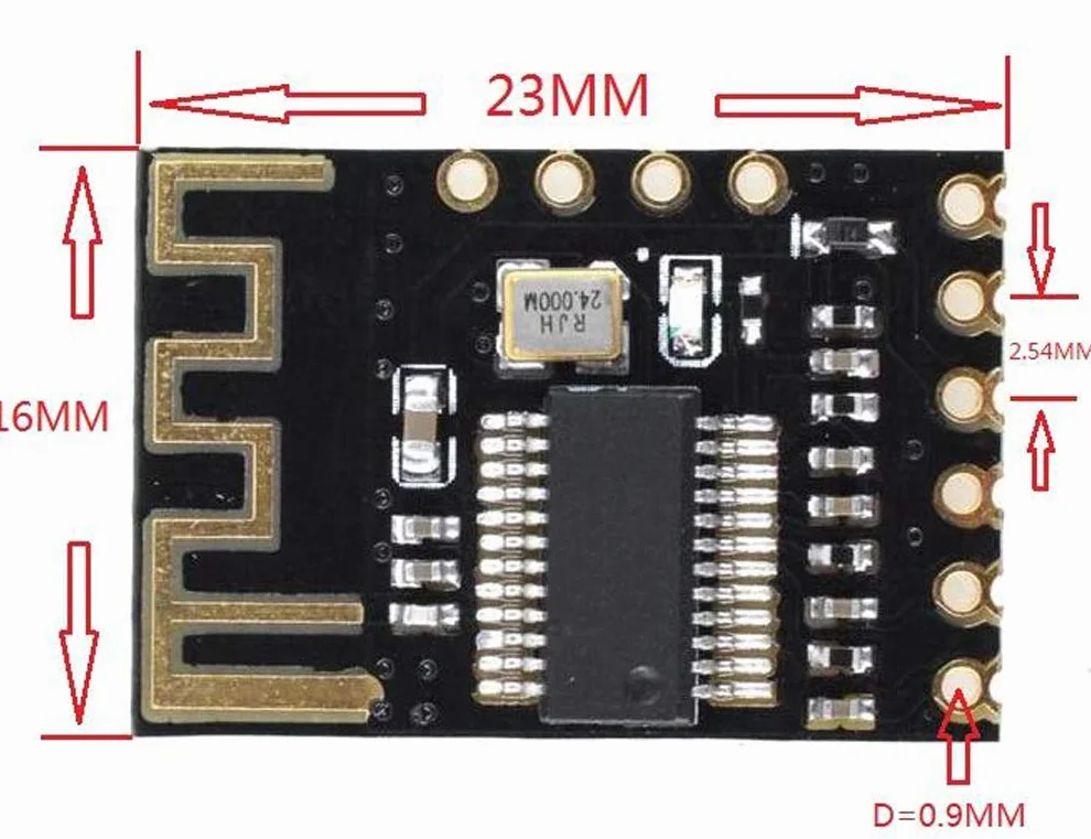 Hailege 3 szt. M18 bezprzewodowy odbiornik audio Bluetooth MP3 BLT 4,2 mp3 bezstratny dekoder Bluetooth 4.2 płyta odbiornika audio bezprzewodowy moduł dźwięku stereo