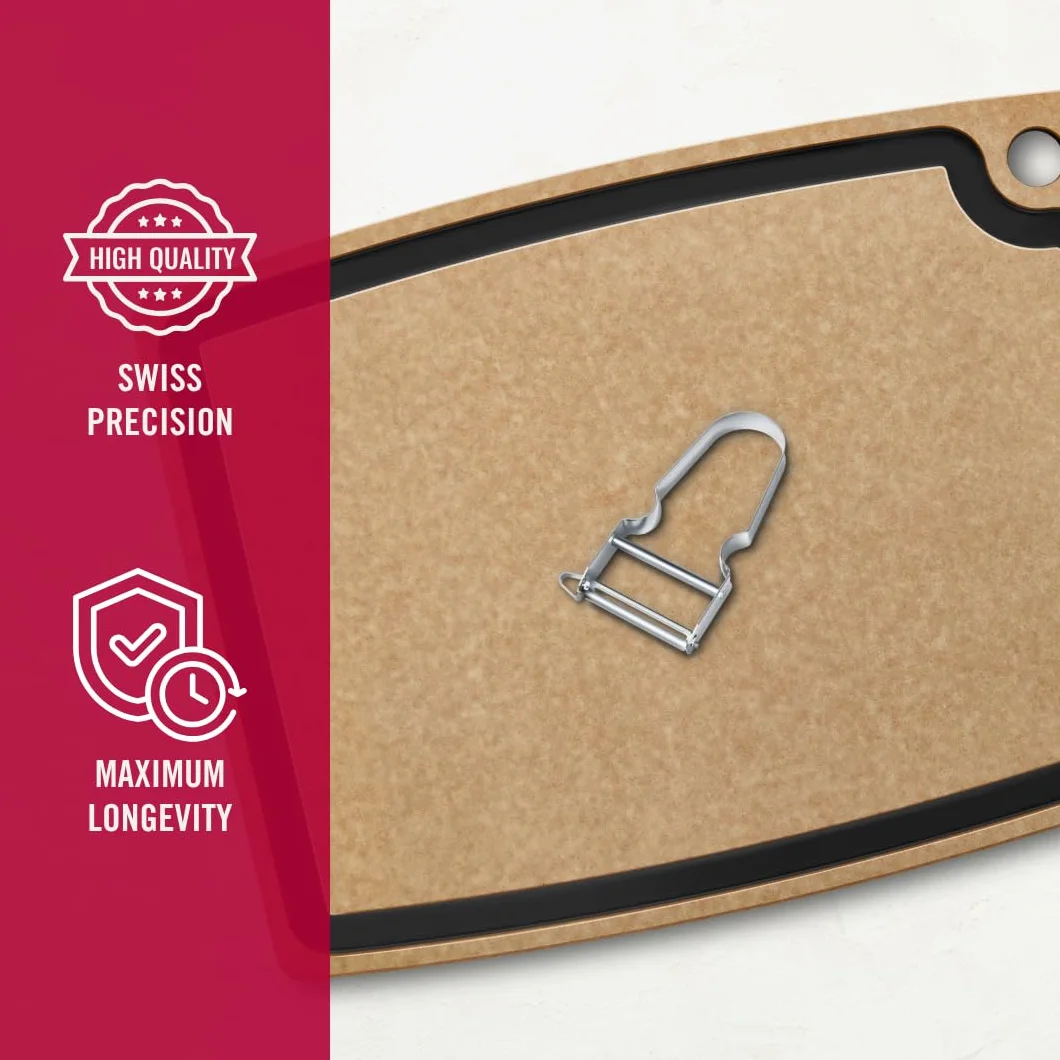 Victorinox STAR Sparschäler mit Inox-Griff, grau