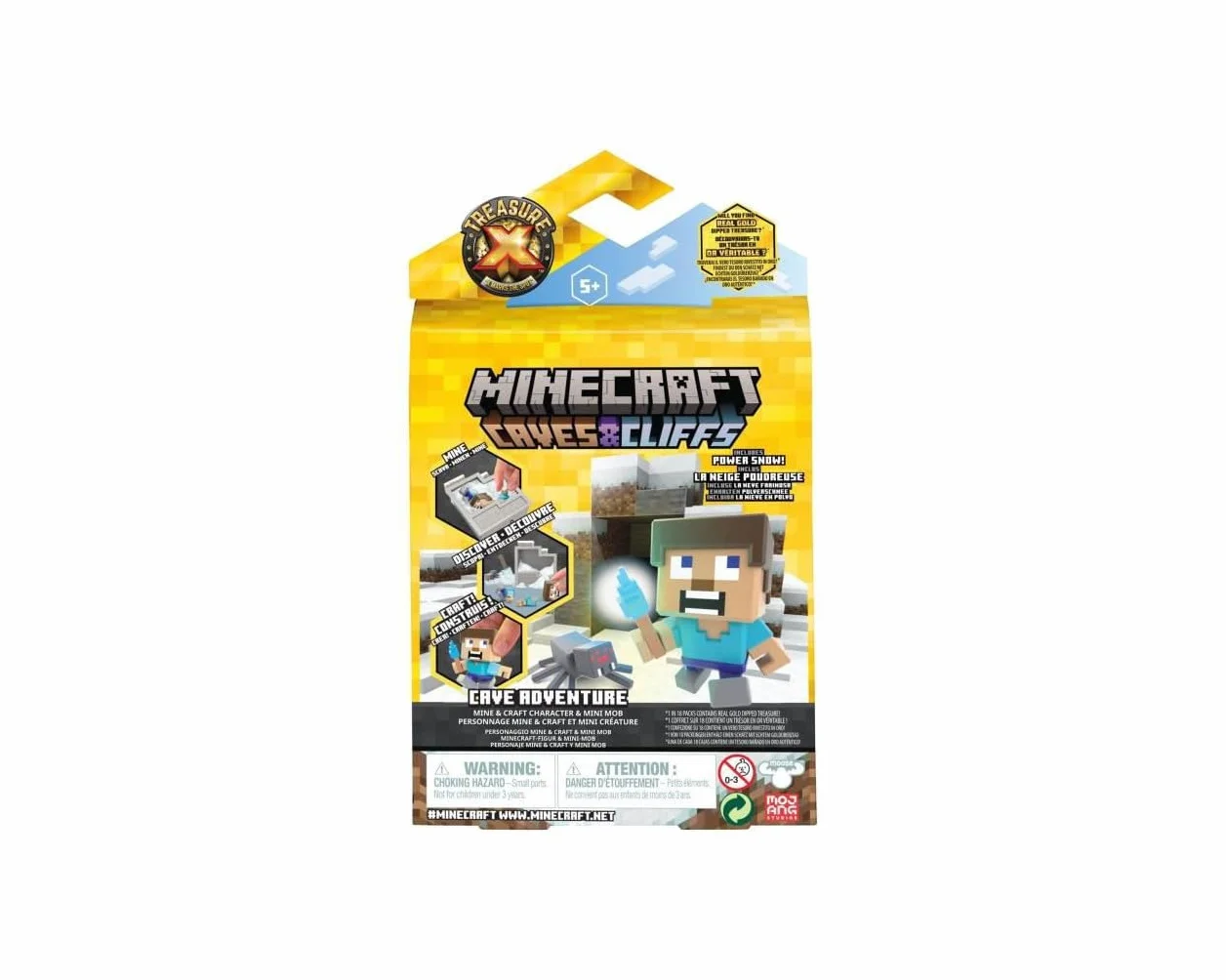 Akedo Caves & Cliffs Cave Adventure Minecraft Zabawka, Wielokolorowy, Od 5 lat