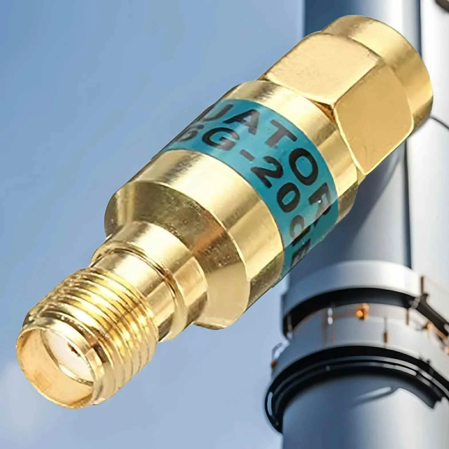 BECEN 10db 2W SMA 2W SMA-JK męski na żeński tłumik koncentryczny RF 6GHz 50ohm 10dB złącza