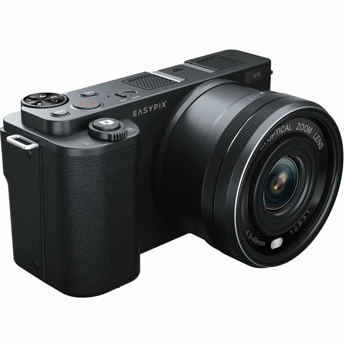 Easypix PowerPro VX6430, kompaktowa kamera systemowa z WiFi, 10 x zoom optyczny, rozdzielczość do 64 MP, wyświetlacz 2,8", złącze mikrofonowe