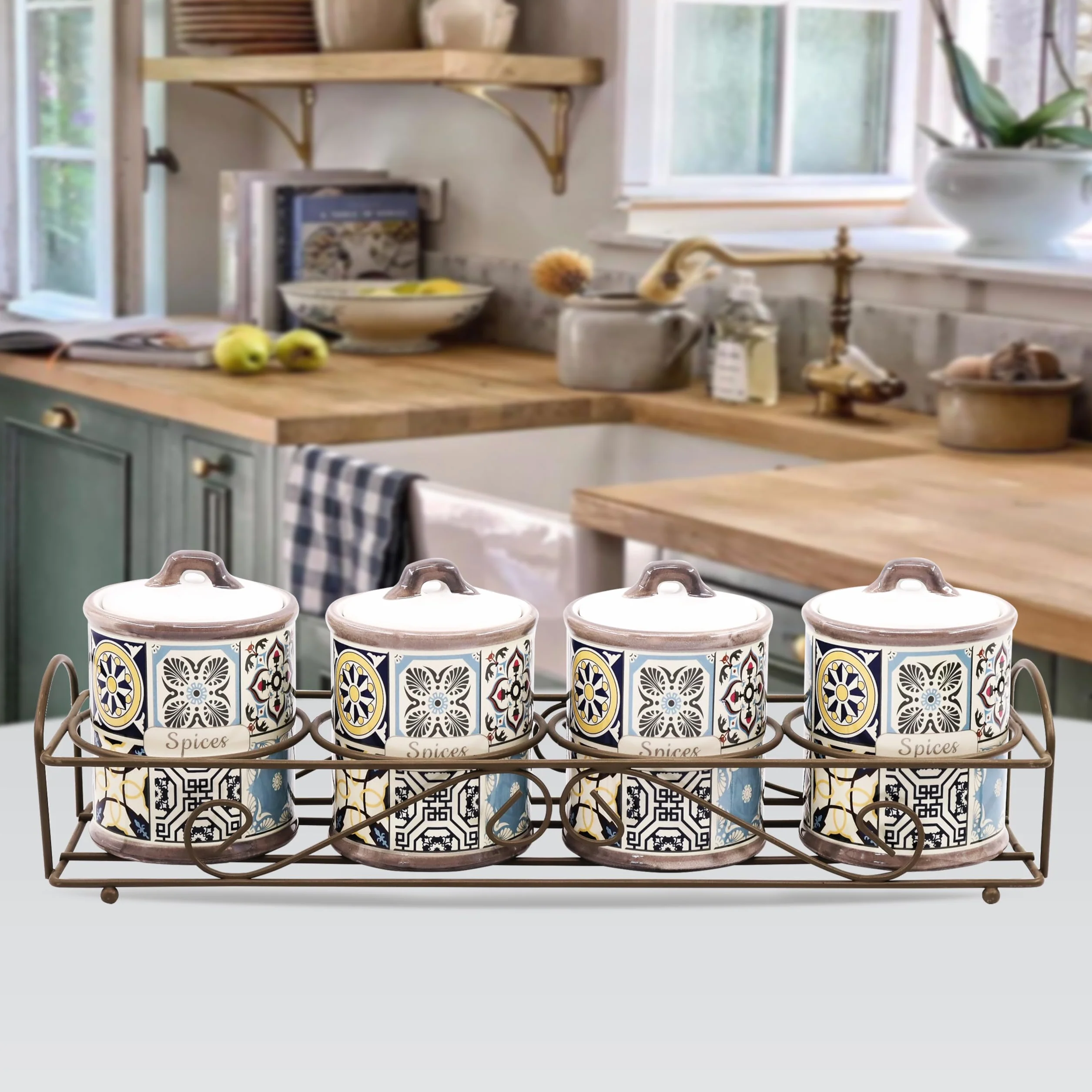 Ceramiczny Zestaw 4 łodzi MR-20005-04CS