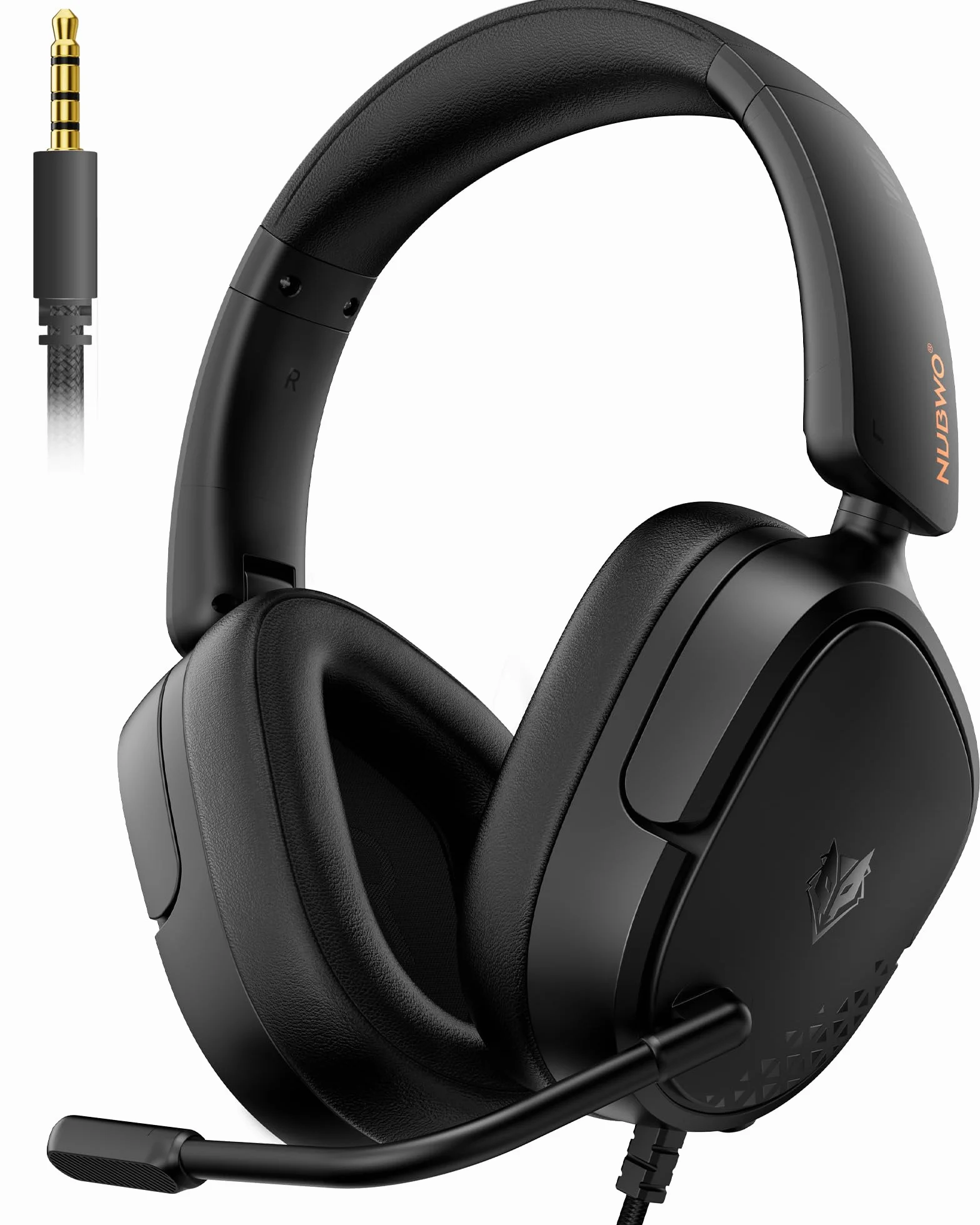 NUBWO Zestaw słuchawkowy gamingowy PS5 PS4 PC Nintendo Switch Xbox z mikrofonem redukcją szumów jack 3,5 mm