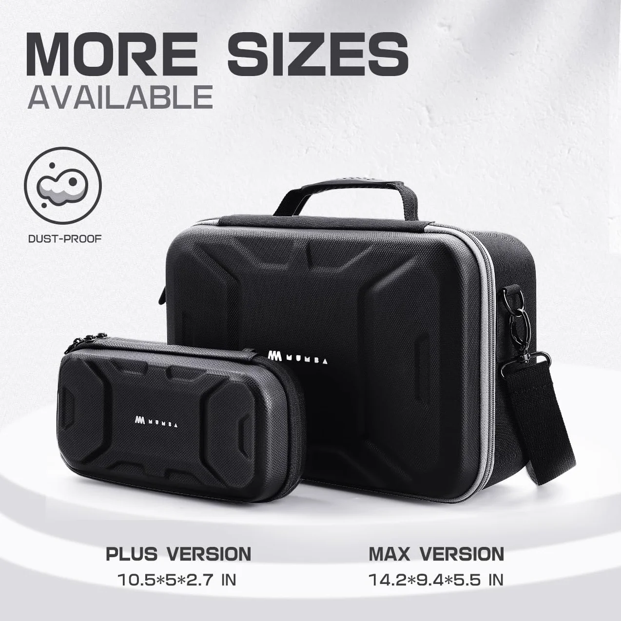 Mumba Carrying Case for Nintendo Switch 2 2025, Plus Version Portable Protective Travel Handbag Pouch Large Capacity Black