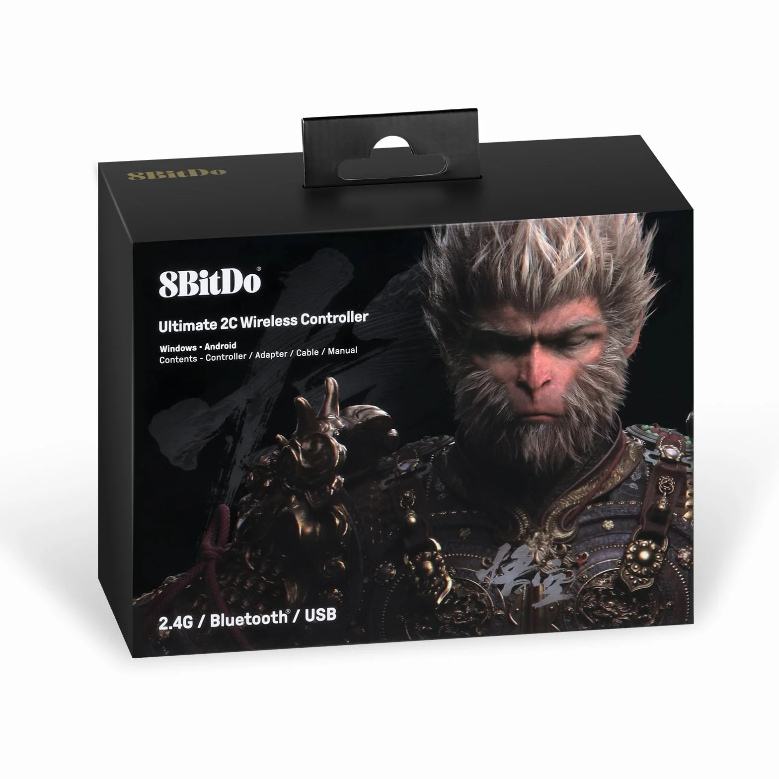 8Bitdo Ultimate 2C Kontroler Bezprzewodowy Efekt Halla 1000Hz PC Windows Android Black Myth Wukong