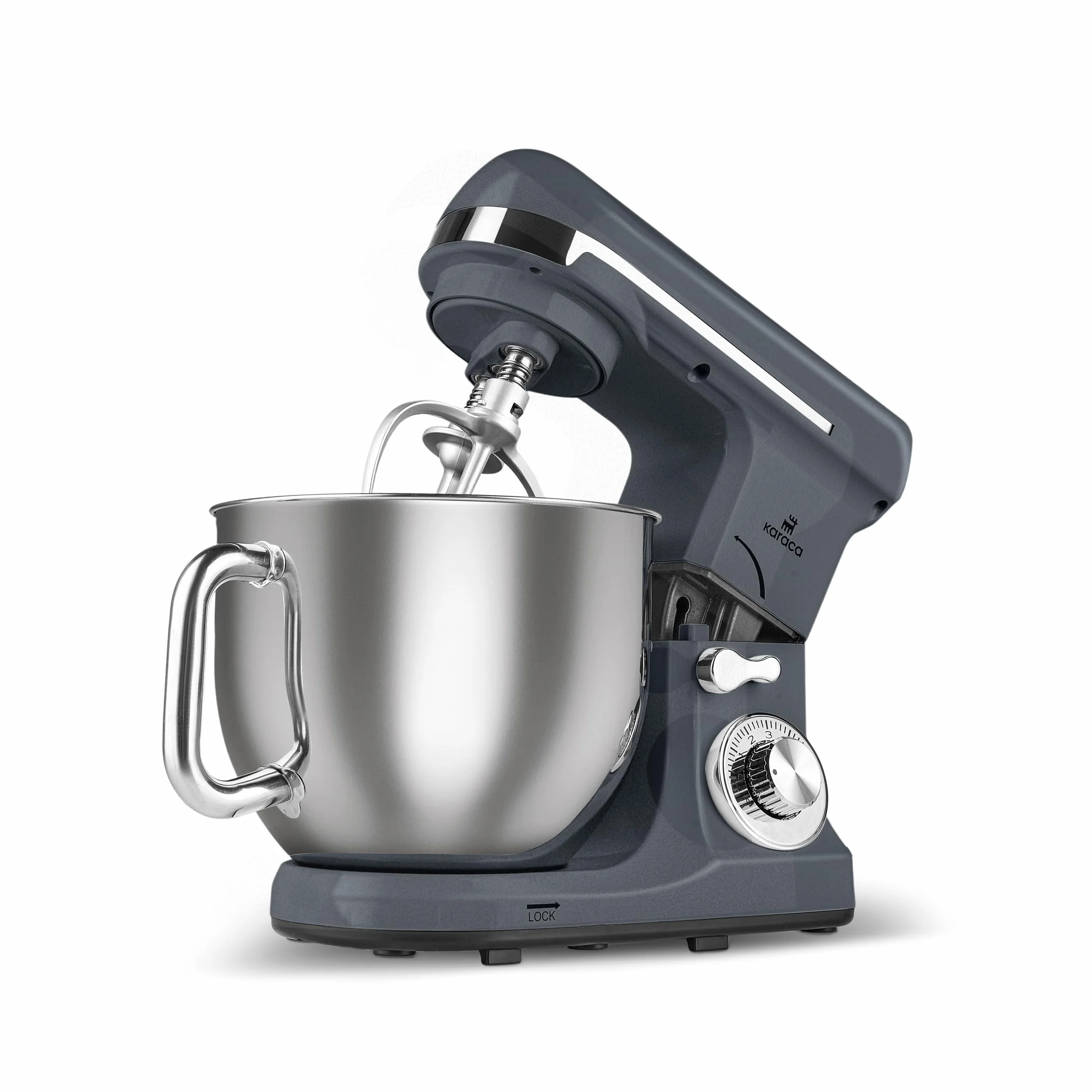 Karaca Blendburst robot kuchenny 6-stopniowa regulacja prędkości miska ze stali nierdzewnej 5,7 l