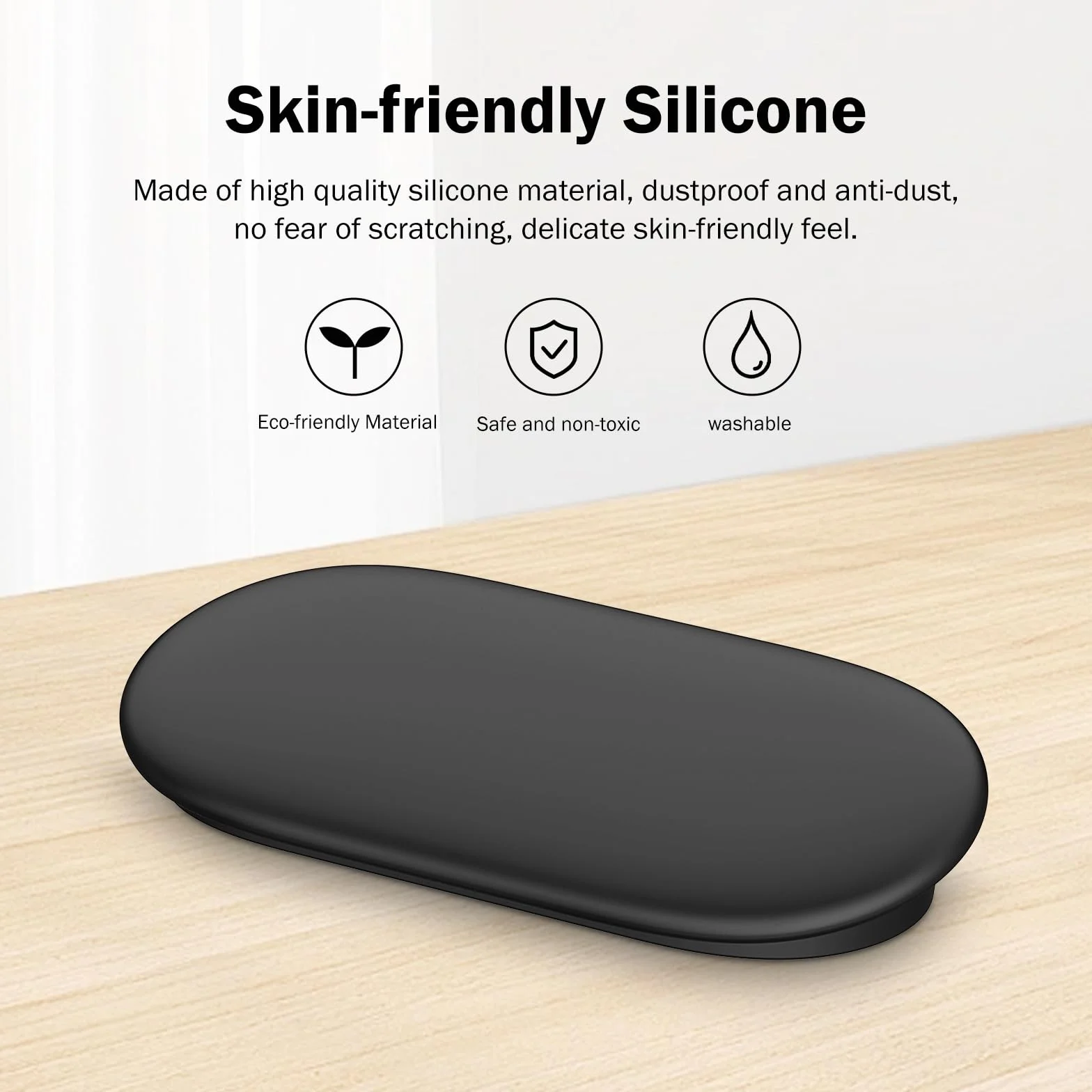 FTRONGRT Etui kompatybilne z Google TV Streamer 4K 2024 Host, wodoodporne, miękkie silikonowe etui chroniące przed upadkiem... czarne