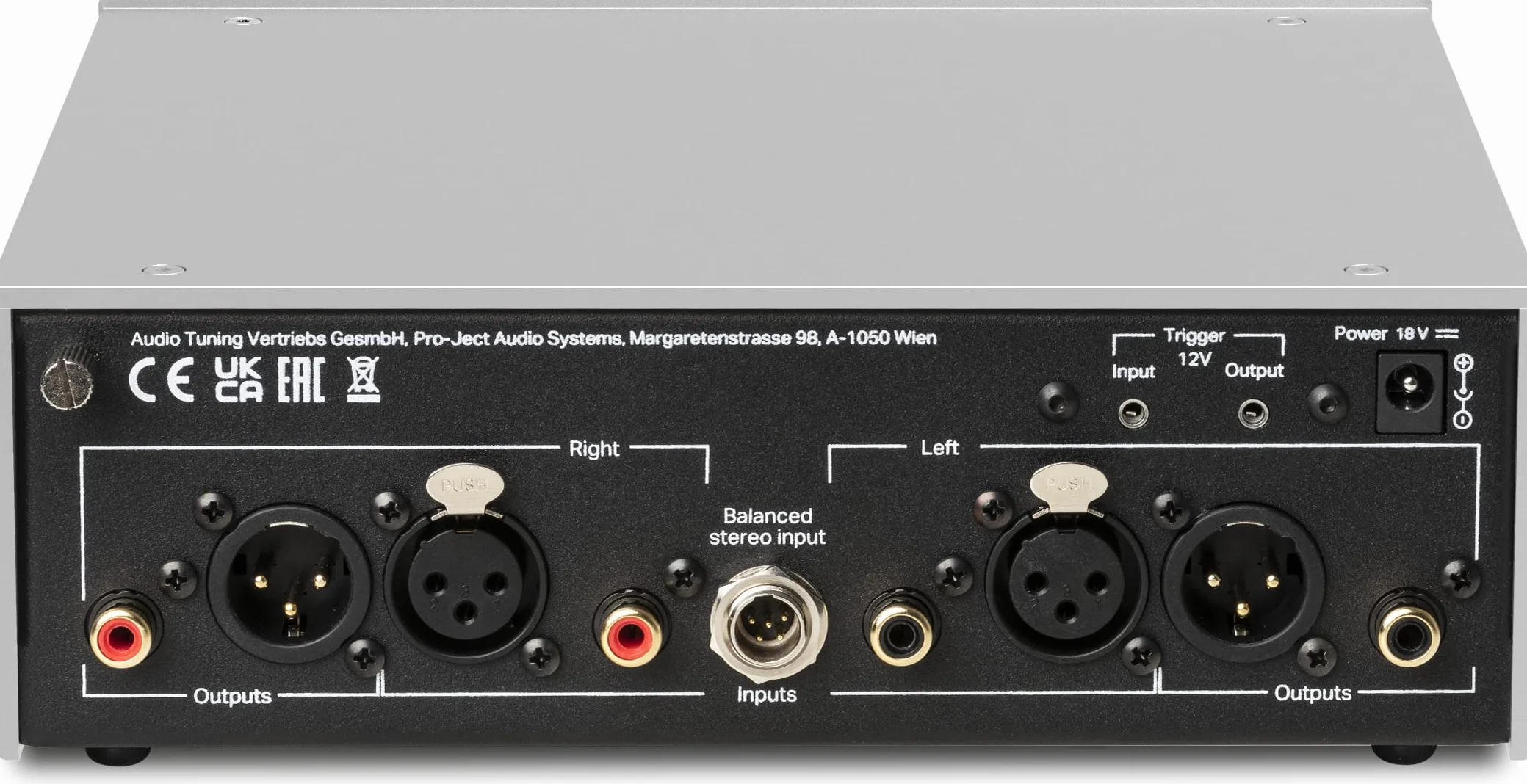 Pro-Ject Phono Box DS3 B, symetryczne i dyskretne Dual Mono Phono, czarne